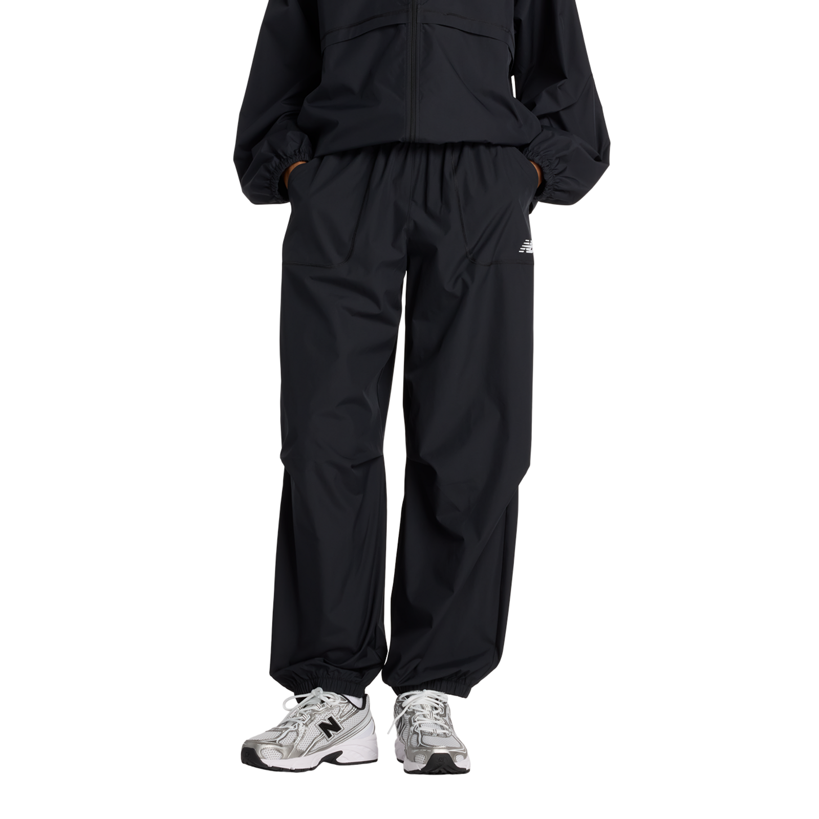 New Balance W Trackside Woven Pant  Damen, black, Grösse: XL