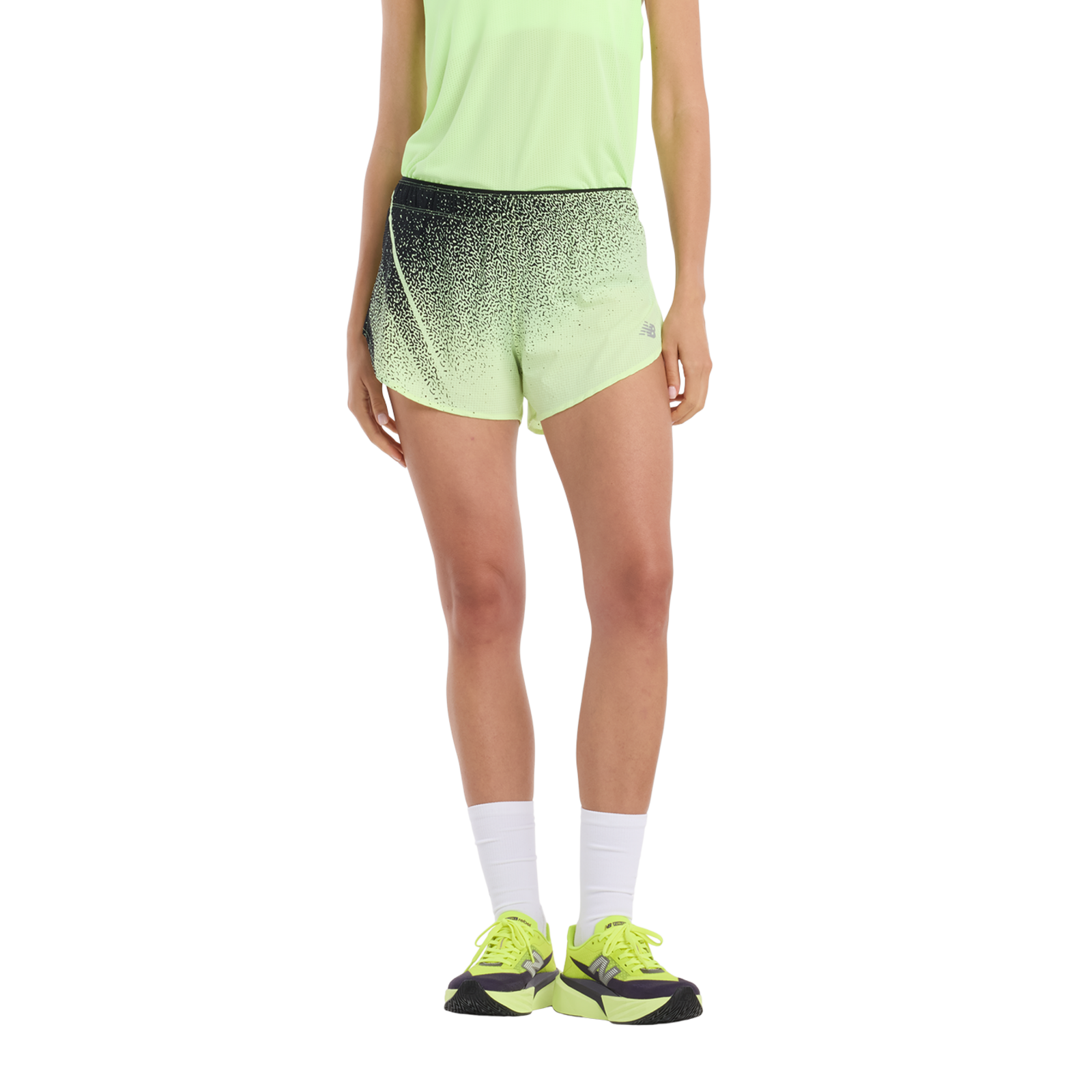 New Balance New Balance W RC Ultra Light Printed Short 3" Damen, gelb, Grösse: XL  Damen, gelb, Grösse: XL