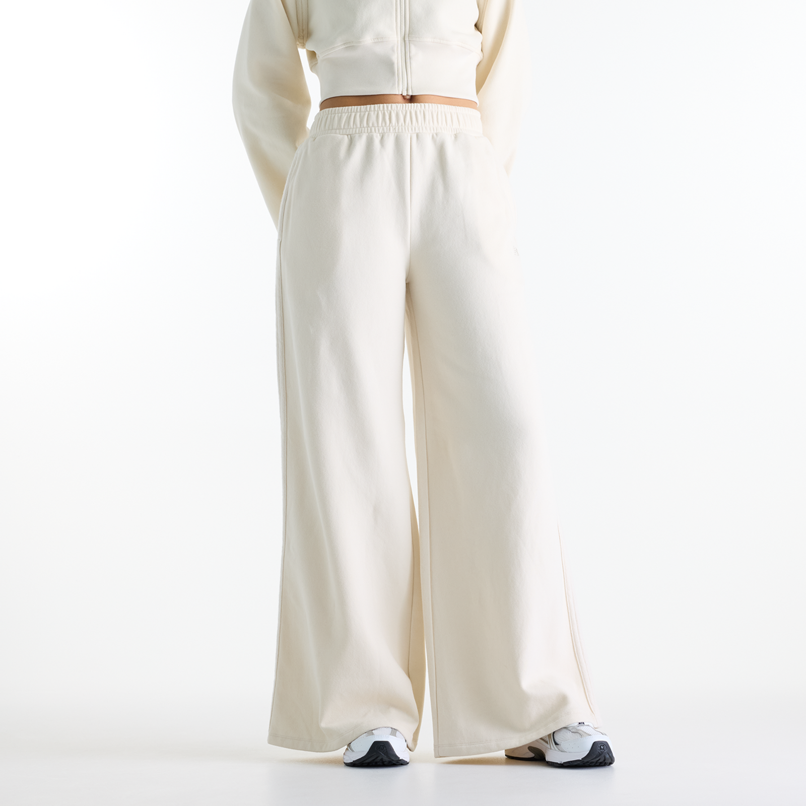 New Balance New Balance W Brushed Coastal Fleece Pant Damen, beige, Grösse: XL  Damen, beige, Grösse: XL