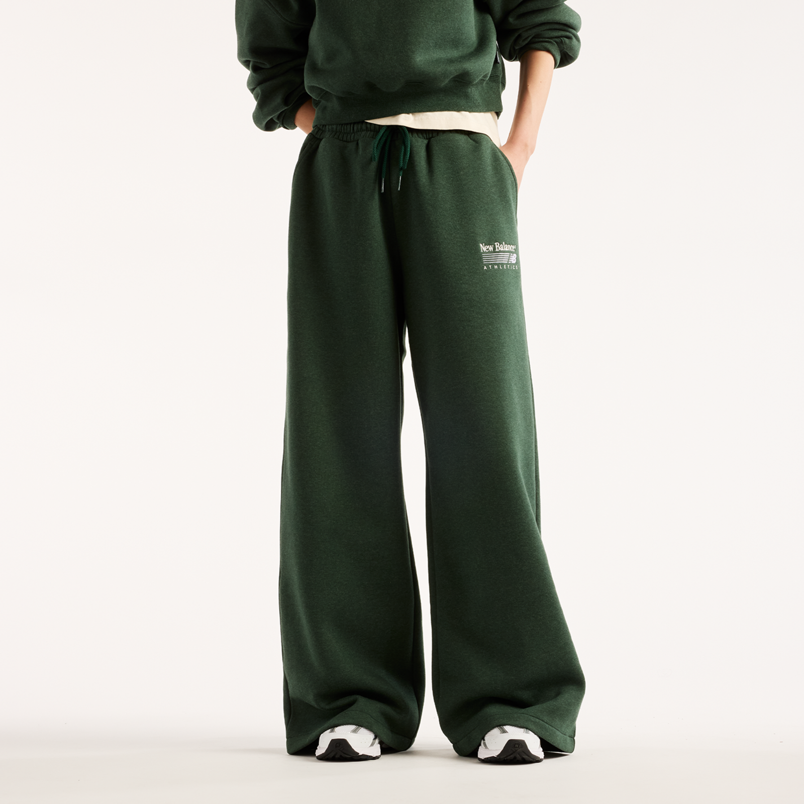 New Balance New Balance W Trackside Fleece Pant Damen, grün, Grösse: XL  Damen, grün, Grösse: XL