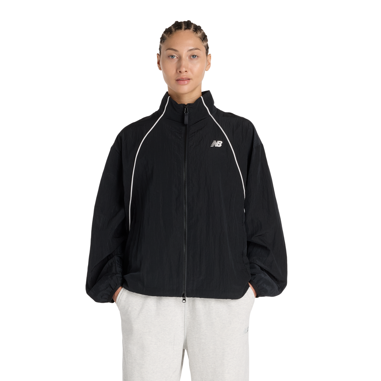 New Balance W Sport Legacy Jacket  Damen, black, Grösse: XL