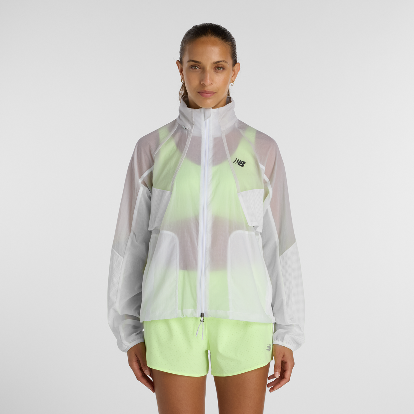New Balance New Balance W RC Jacket Damen, grau, Grösse: L  Damen, grau, Grösse: L