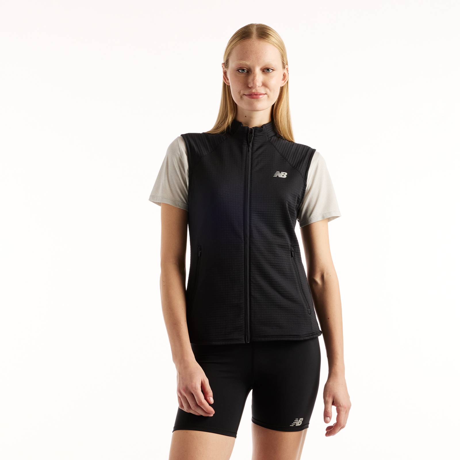 Image of New Balance New Balance W RC Essential Heat Grid Vest Damen, schwarz, Grösse: L Damen, schwarz, Grösse: L