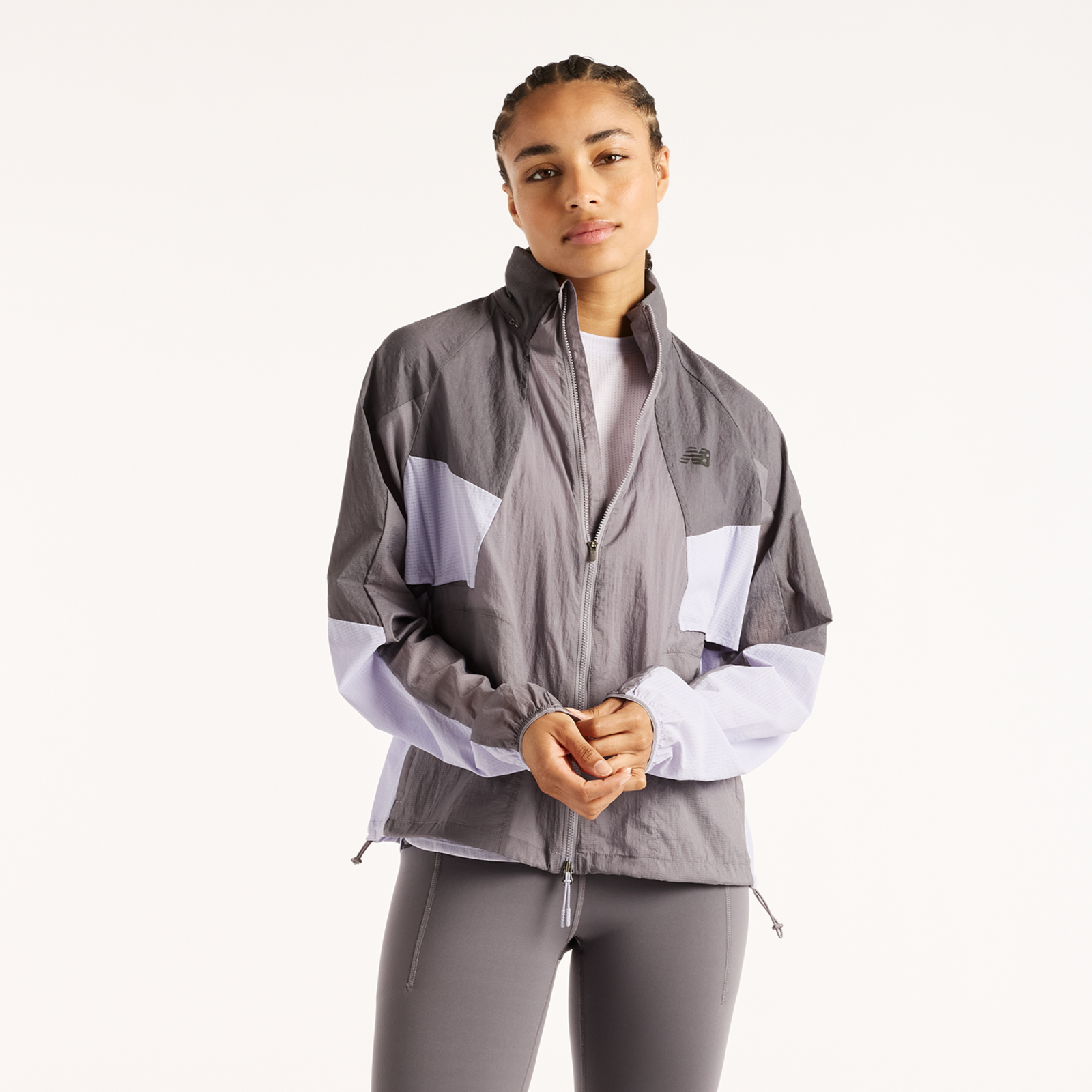 New Balance New Balance W Reflective RC Jacket Damen, grau, Grösse: XL  Damen, grau, Grösse: XL