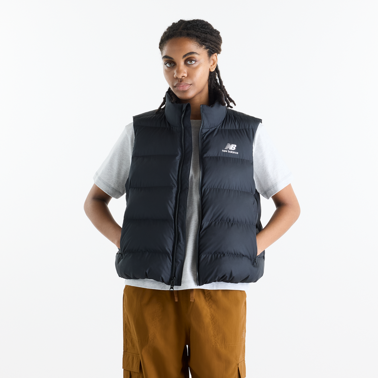 New Balance New Balance W Boston Puffer Vest Damen, schwarz, Grösse: XL  Damen, schwarz, Grösse: XL