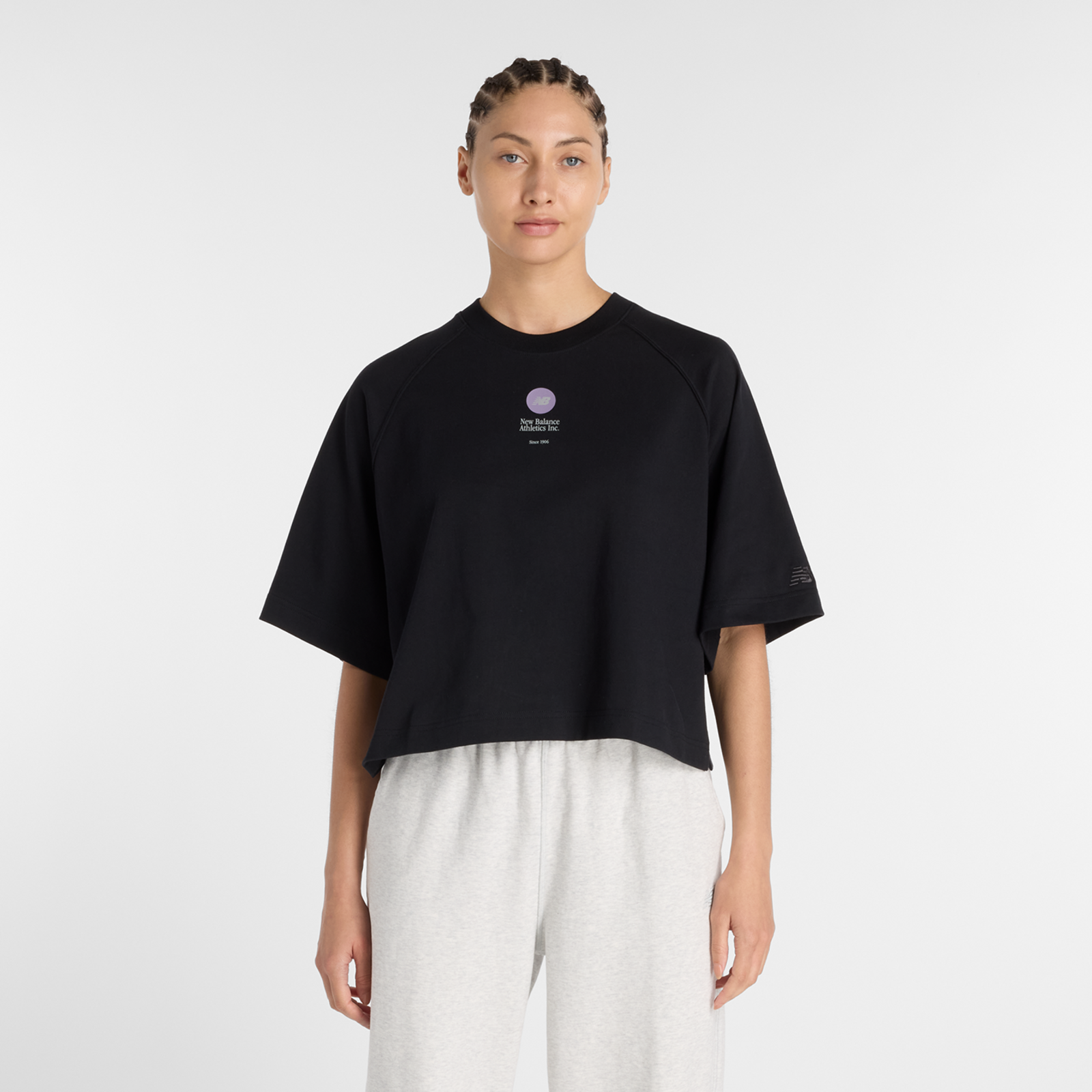 New Balance W Vortex Performance T-Shirt  Damen, black, Grösse: XL
