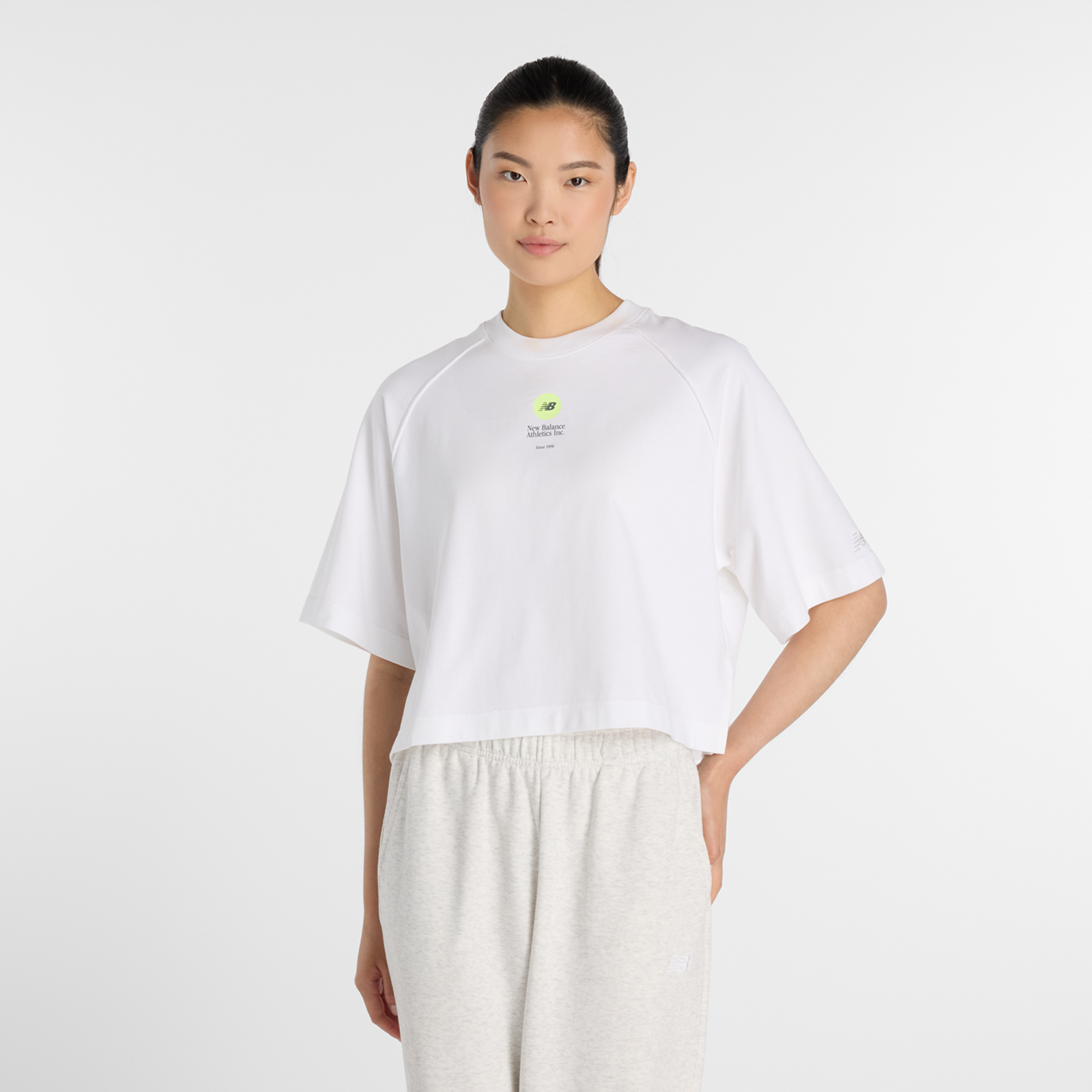 New Balance W Vortex Performance T-Shirt  Damen, white, Grösse: XL