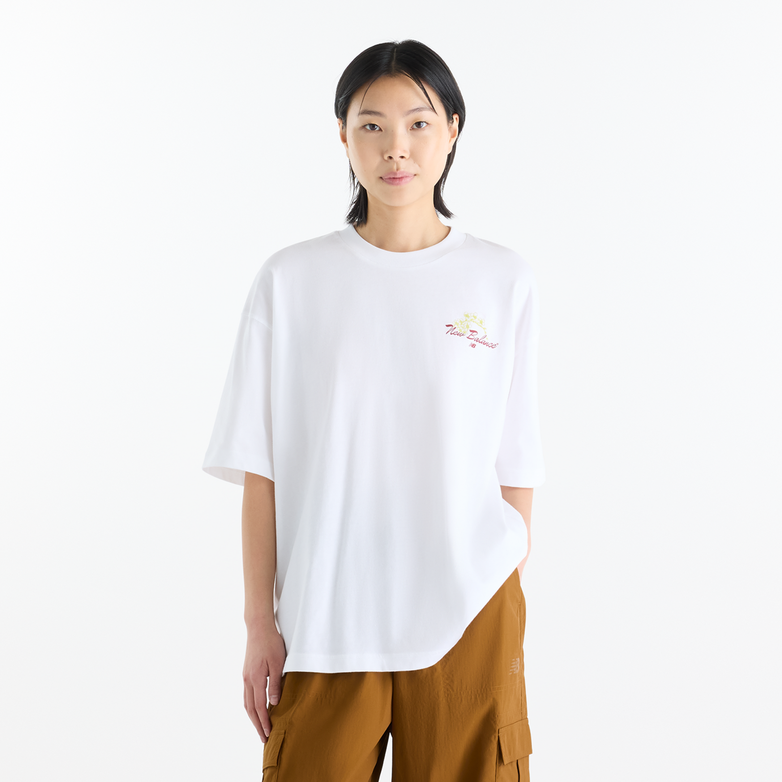 New Balance W Grab a Bite Tokyo Oversized T-Shirt  Damen, weiss, Grösse: S