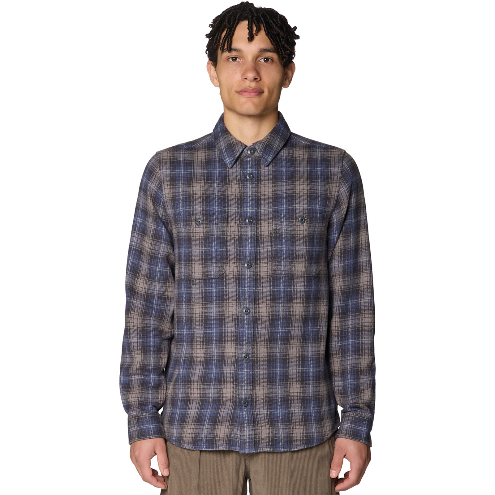 Mountain Hardwear M Plusher™ Long Sleeve Shirt, blau, Grösse: XL