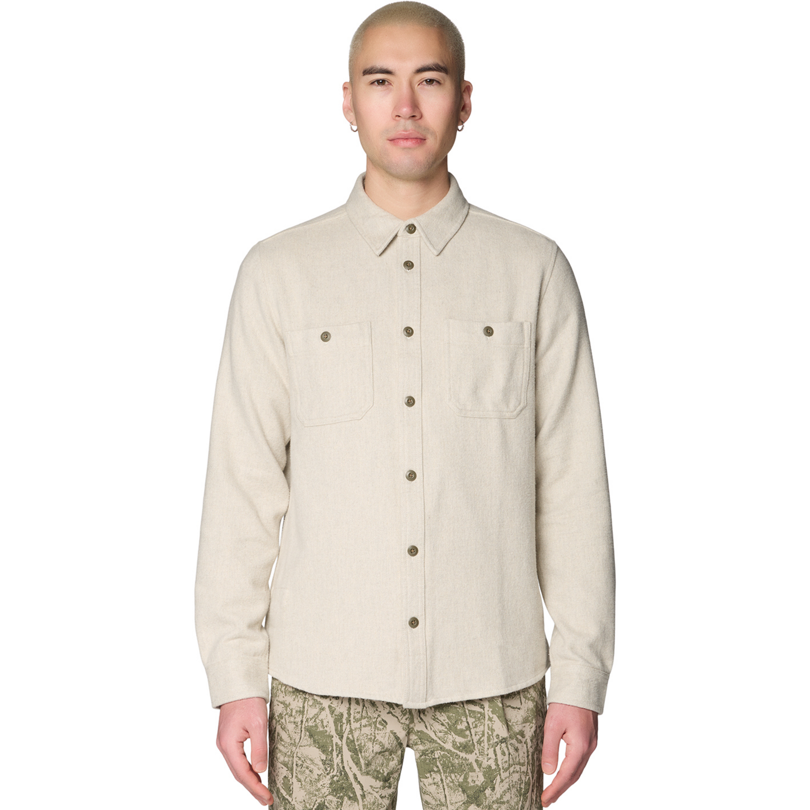 Image of Mountain Hardwear M Plusher™ Long Sleeve Shirt, beige, Grösse: L