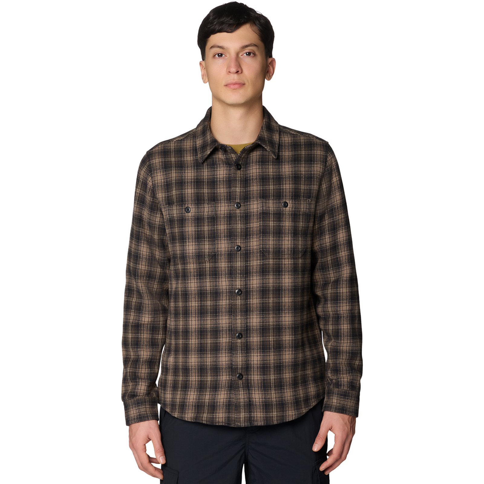 Image of Mountain Hardwear M Plusher™ Long Sleeve Shirt, braun, Grösse: L