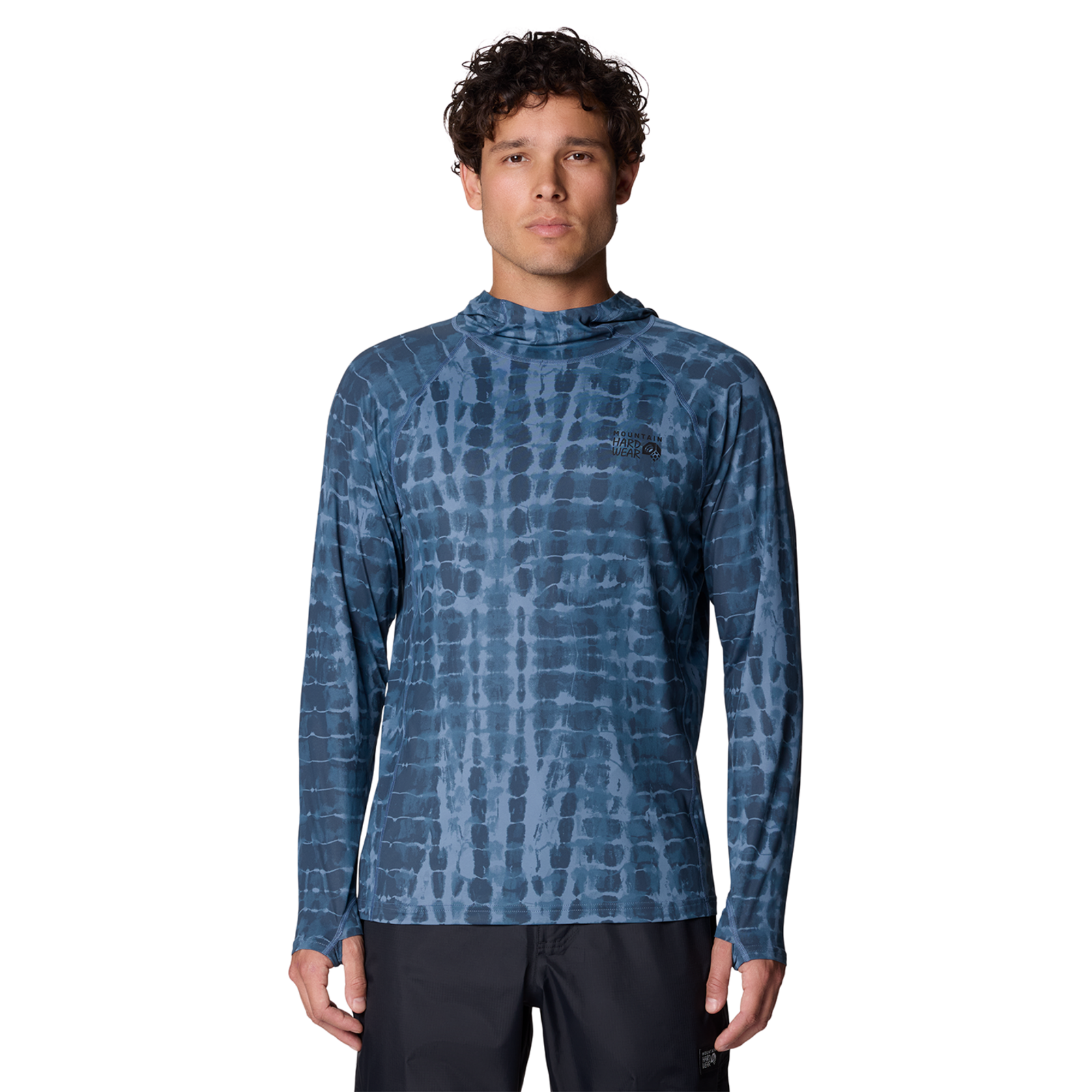Image of Mountain Hardwear M Crater Lake™ Hoody, Adriatic blue prismatic print 446, Grösse: XXL