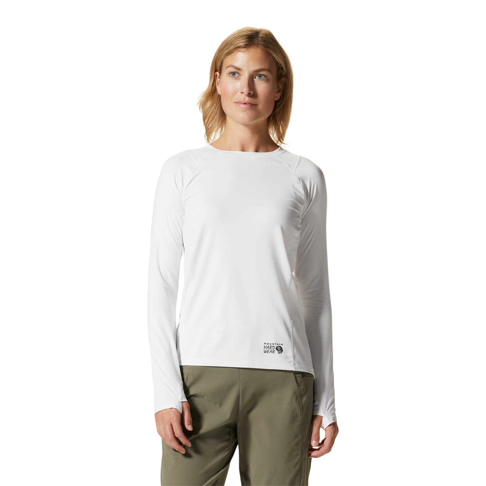 Mountain Hardwear W Crater Lake™ Long Sleeve, weiss, Grösse: XS
