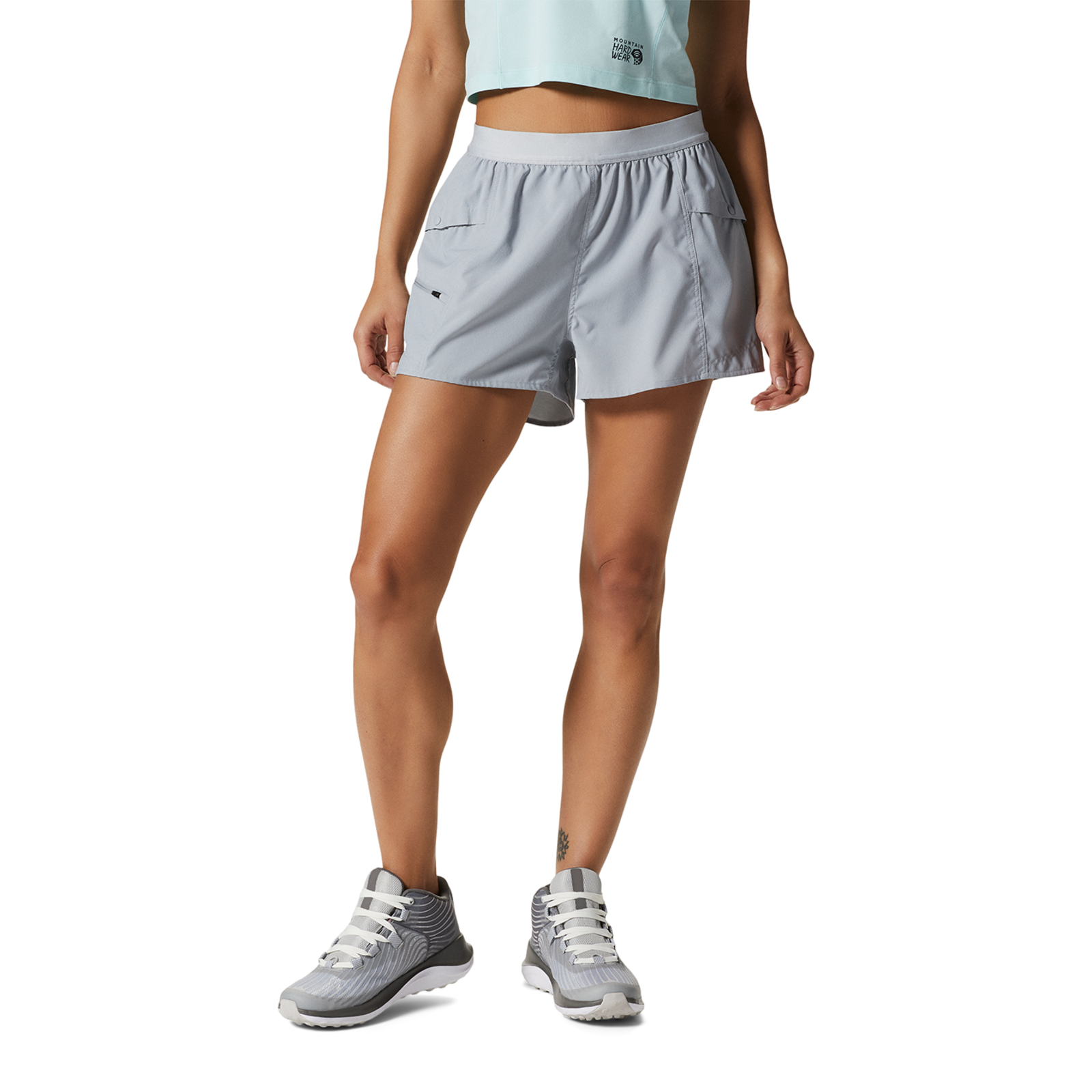 Mountain Hardwear W Trail Sender Short für Damen, grau, Grösse: M