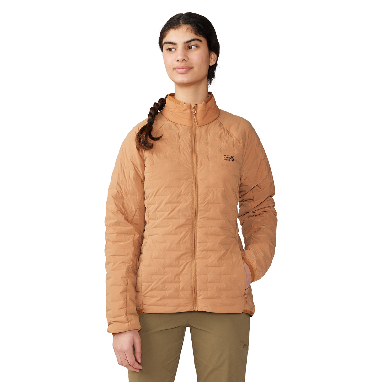 Mountain Hardwear W Stretchdown™ Light Jacket, braun, Grösse: XS
