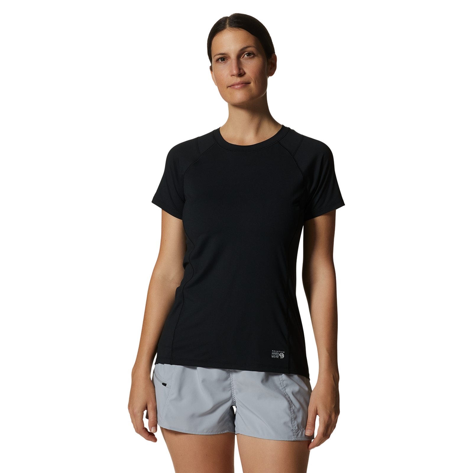 Mountain Hardwear W Crater Lake Short Sleeve für Damen, schwarz, Grösse: XS