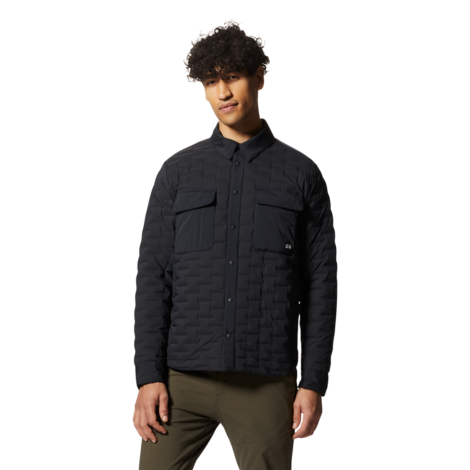 Mountain Hardwear M Stretchdown™ Light Shacket, schwarz, Grösse: XXL