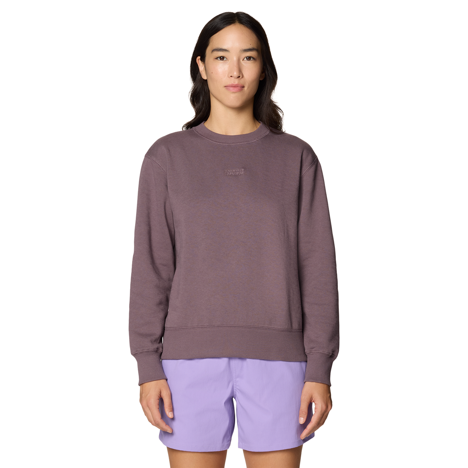 Mountain Hardwear W MHW Logo Pullover Crew, braun, Grösse: XS
