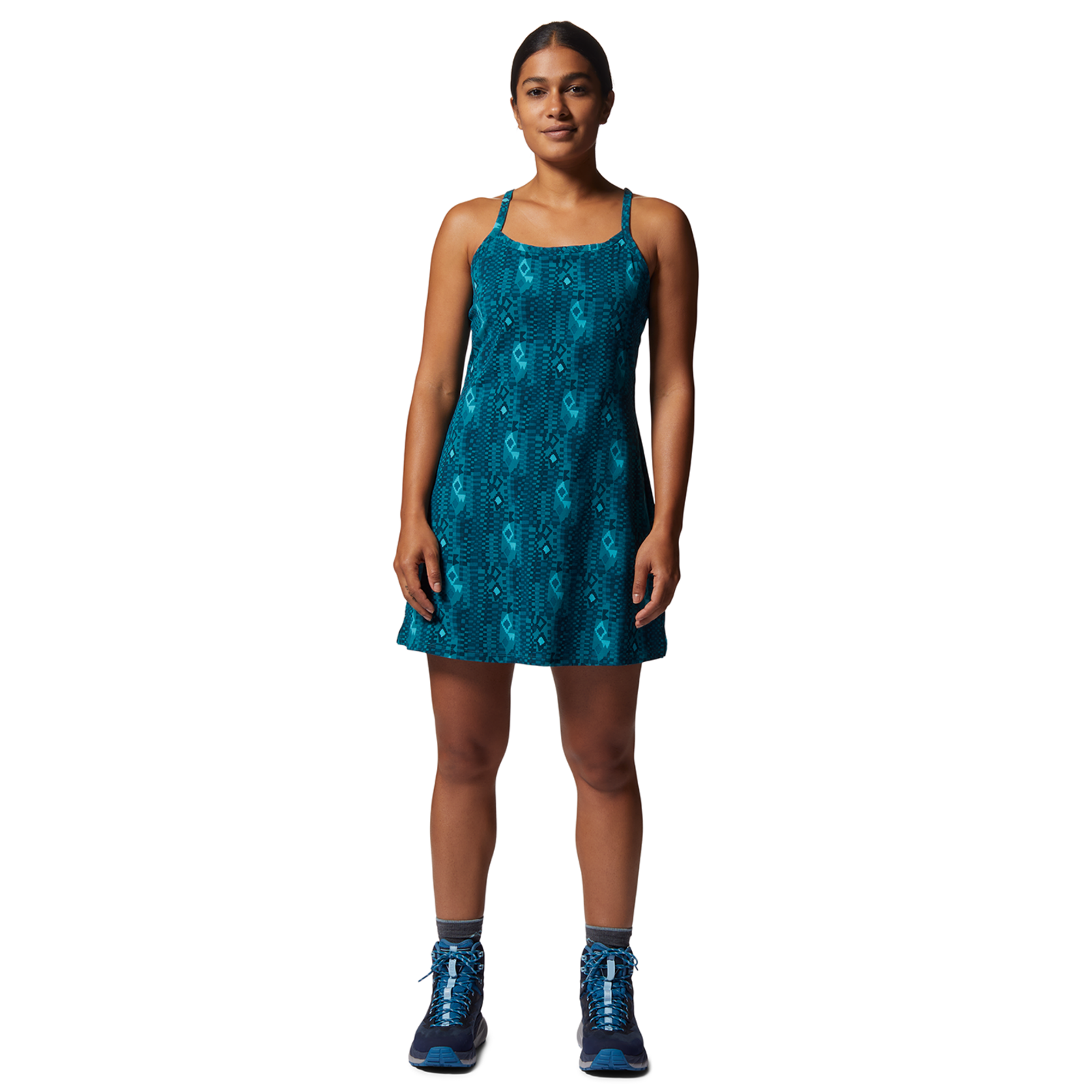 Mountain Hardwear W Dynama™ Dress, Palisades geos print 351, Grösse: XS