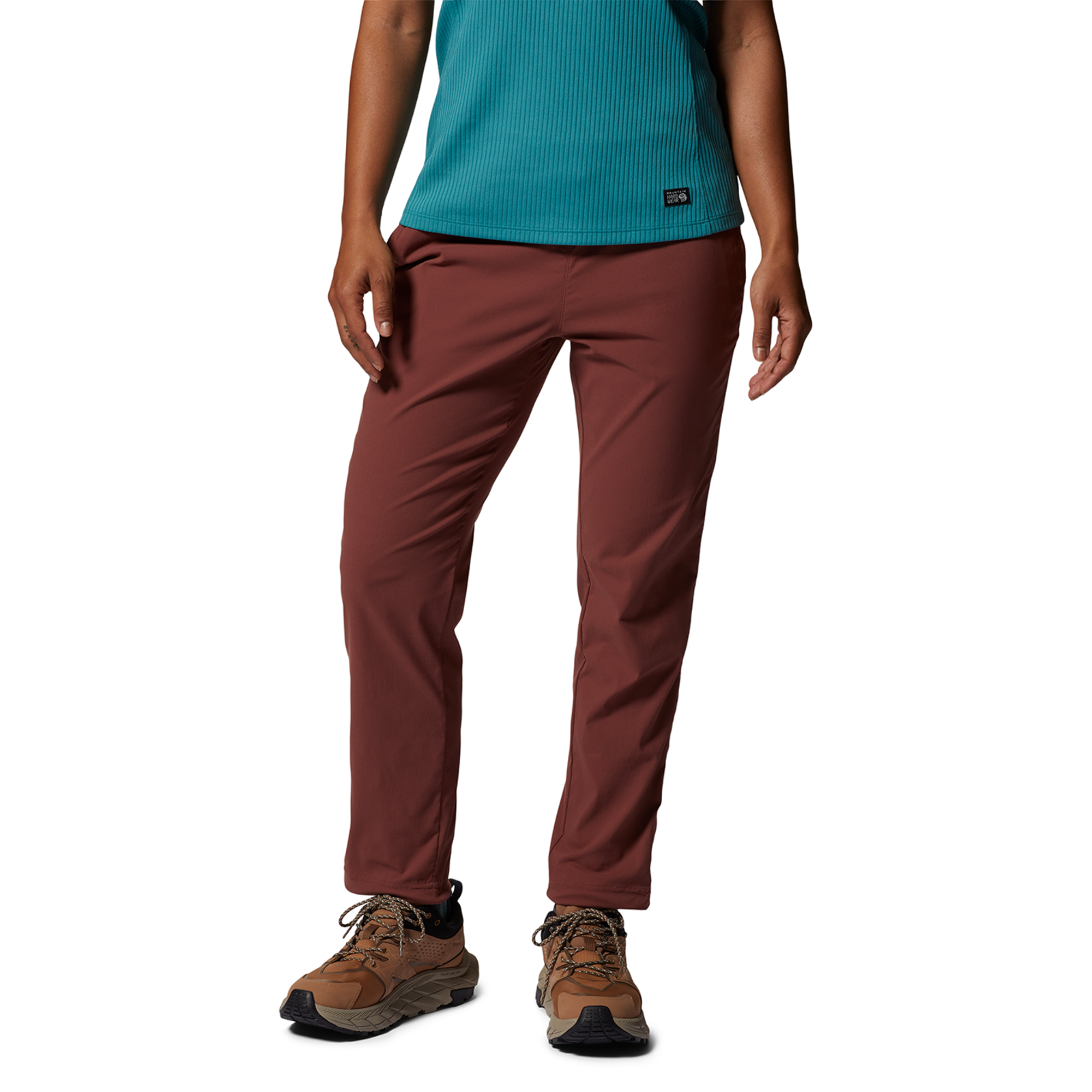 Mountain Hardwear W Dynama™ Pull-On Ankle Pant, braun, Grösse: XS