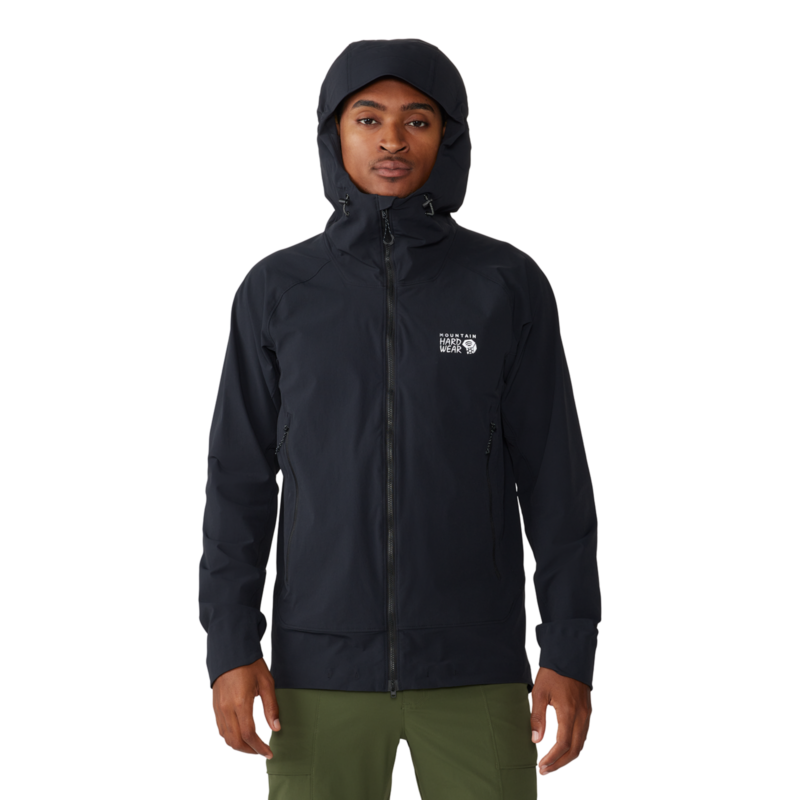 Mountain Hardwear M Chockstone™ Alpine LT Hooded Jacket, Black 010, Grösse: S