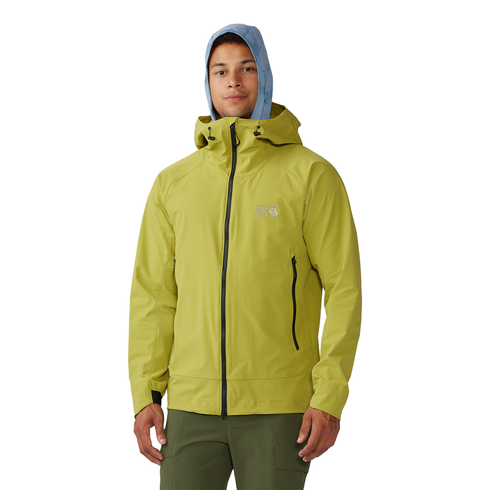 Mountain Hardwear M Chockstone™ Alpine LT Hooded Jacket, Moon moss 356, Grösse: S