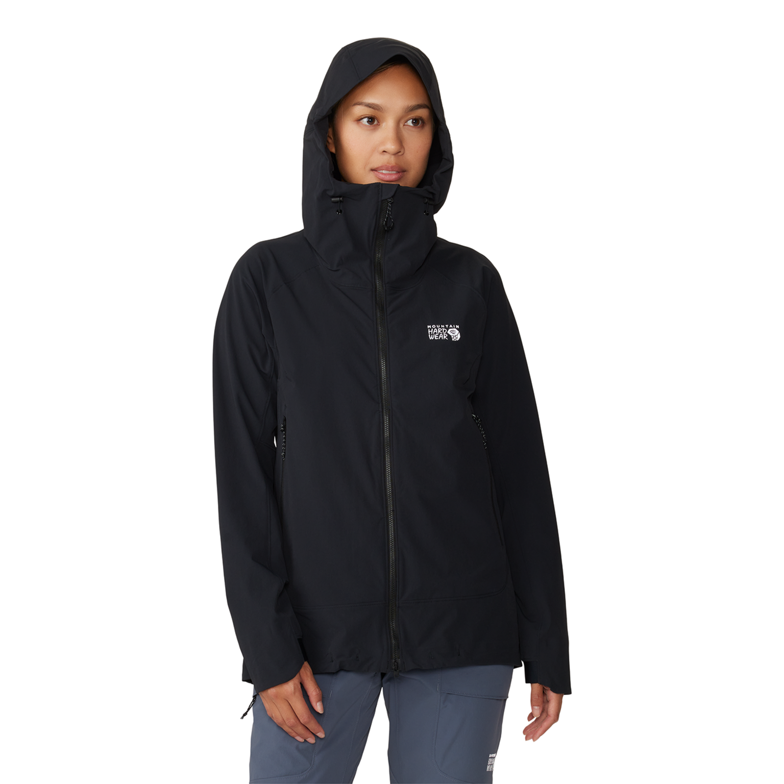 Mountain Hardwear W Chockstone™ Alpine LT Hooded Jacket, Black 010, Grösse: XS