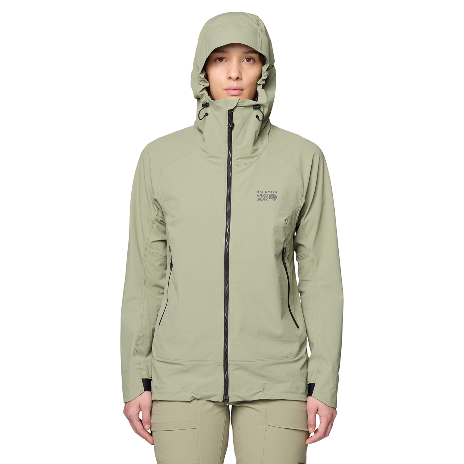 Mountain Hardwear W Chockstone™ Alpine LT Hooded Jacket, Mantis green 361, Grösse: XS