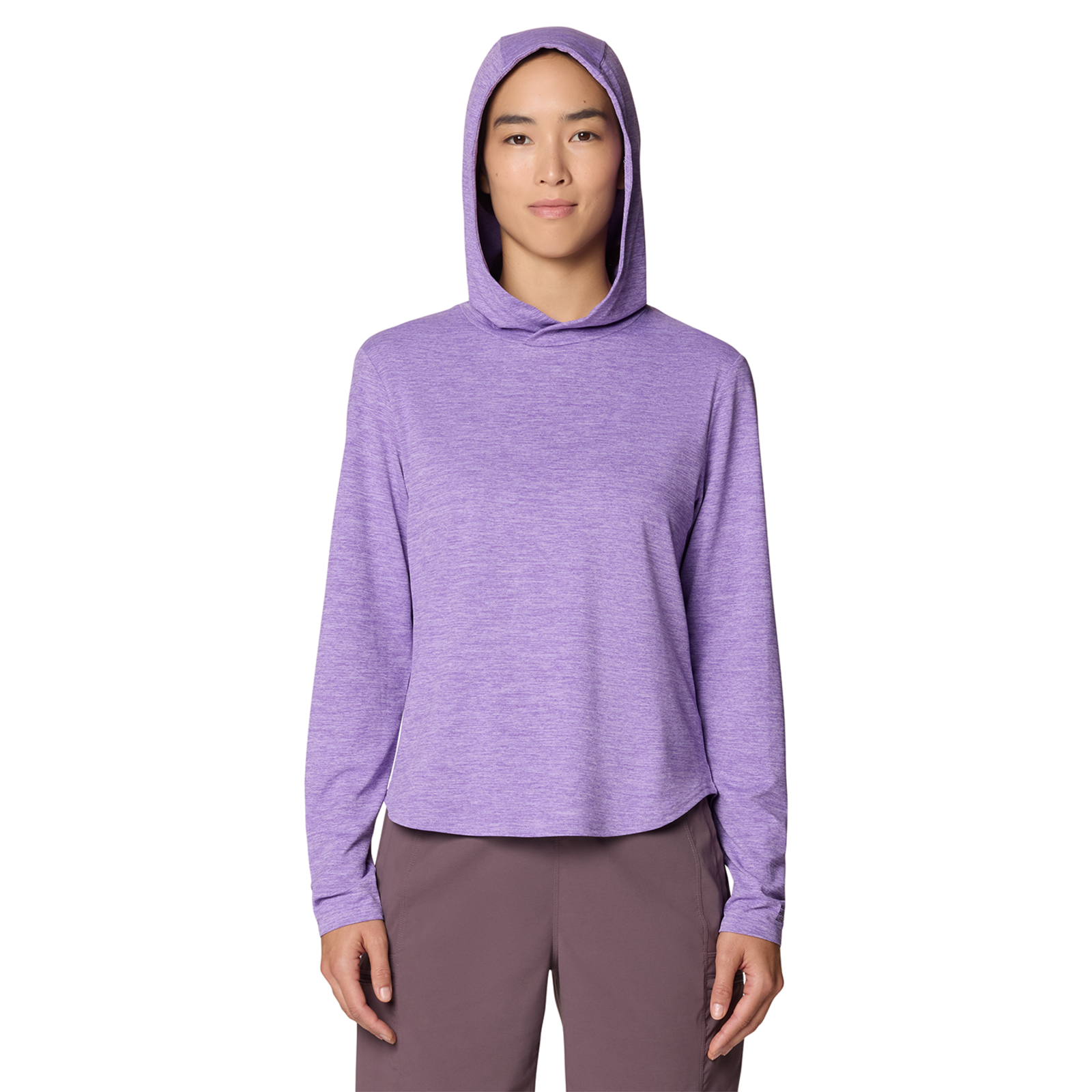 Mountain Hardwear W Sunblocker Long Sleeve Hoody, Harbor violet 560, Grösse: XS