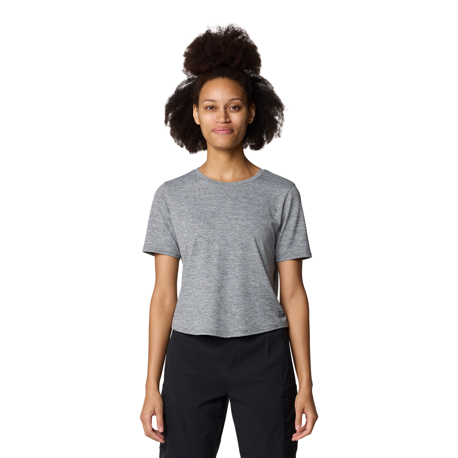 Mountain Hardwear W Sunblocker™ Short Sleeve, Dark storm heather 004, Grösse: XS