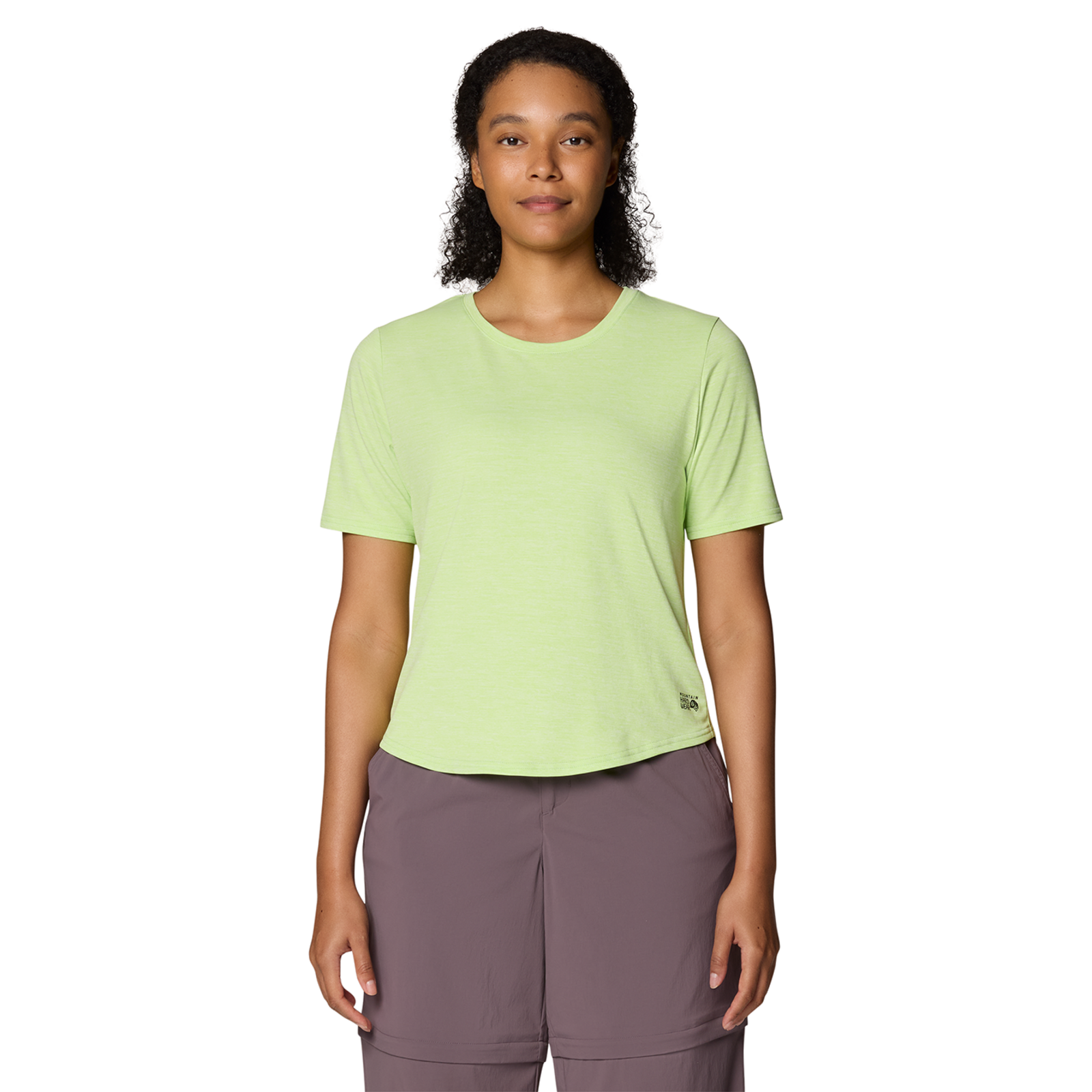 Mountain Hardwear W Sunblocker™ Short Sleeve, Frozen in lime 386, Grösse: S