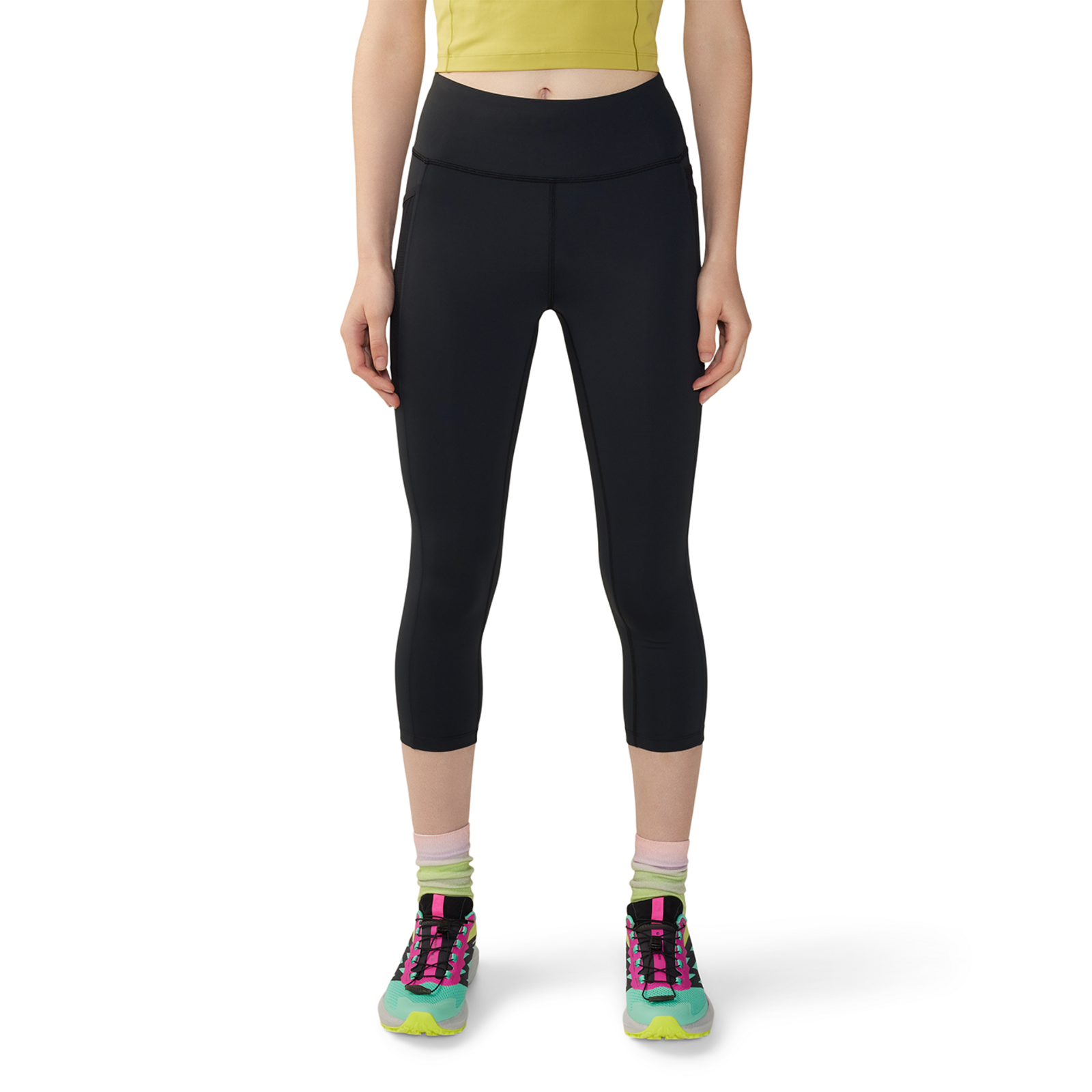 Mountain Hardwear W Yuba Trail™ Crop, schwarz, Grösse: XS