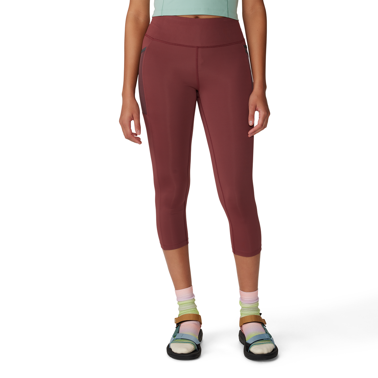 Mountain Hardwear W Yuba Trail™ Crop, braun, Grösse: XS