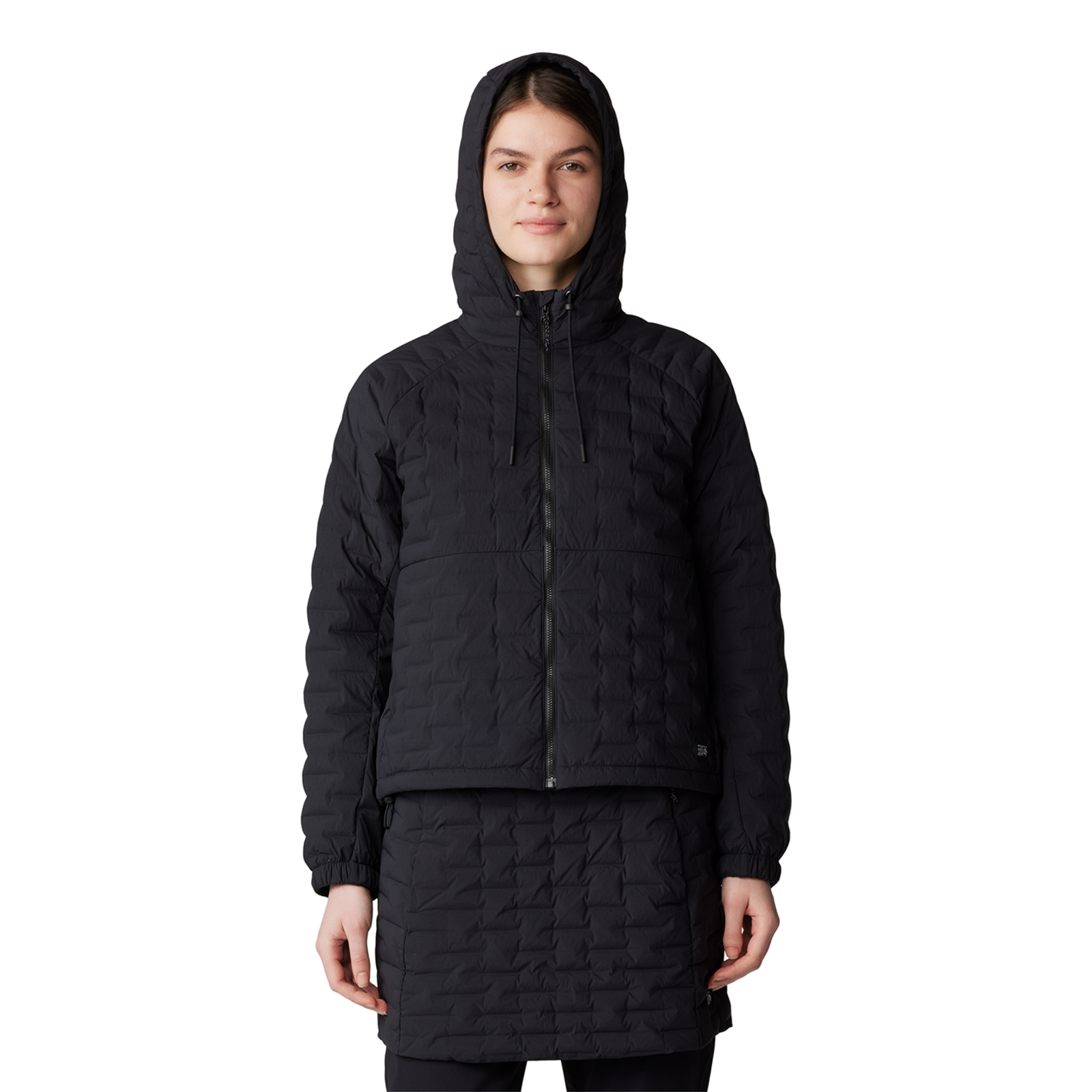 Mountain Hardwear W Stretchdown™ Light Full Zip Hoody, Black 010, Grösse: XS