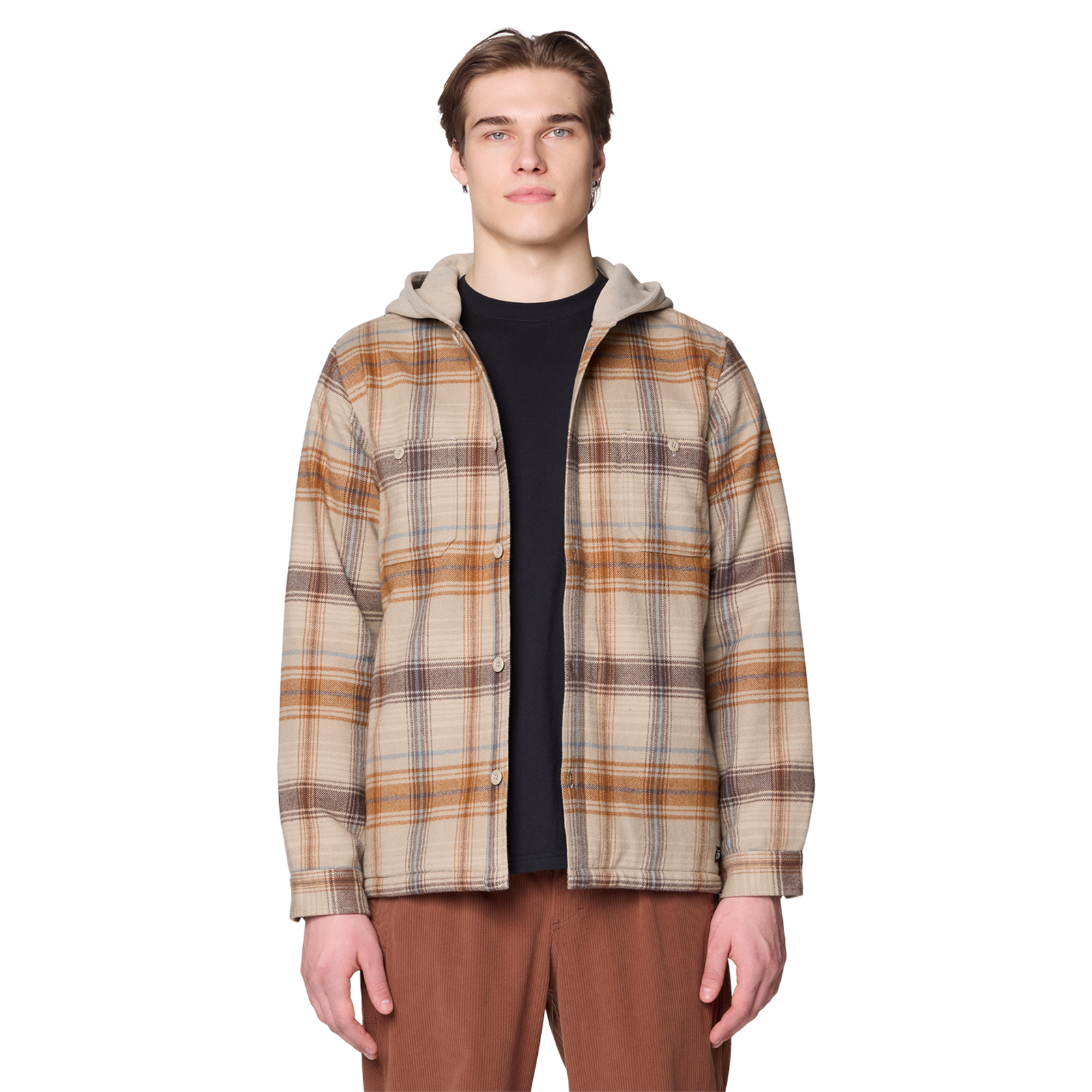 Mountain Hardwear M Plusher™ Microchill Lined Shirt, Badlands wyoming plaid 366, Grösse: S