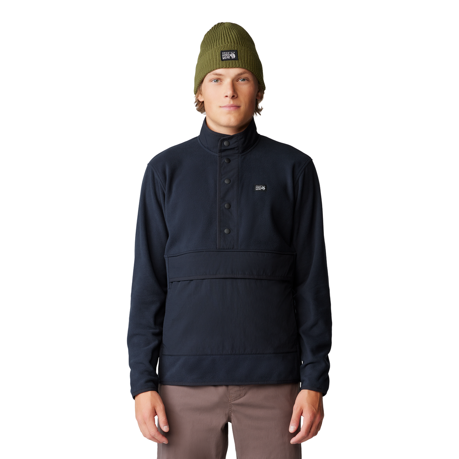 Mountain Hardwear M Microchill™ Snap Pullover, Black 010, Grösse: S