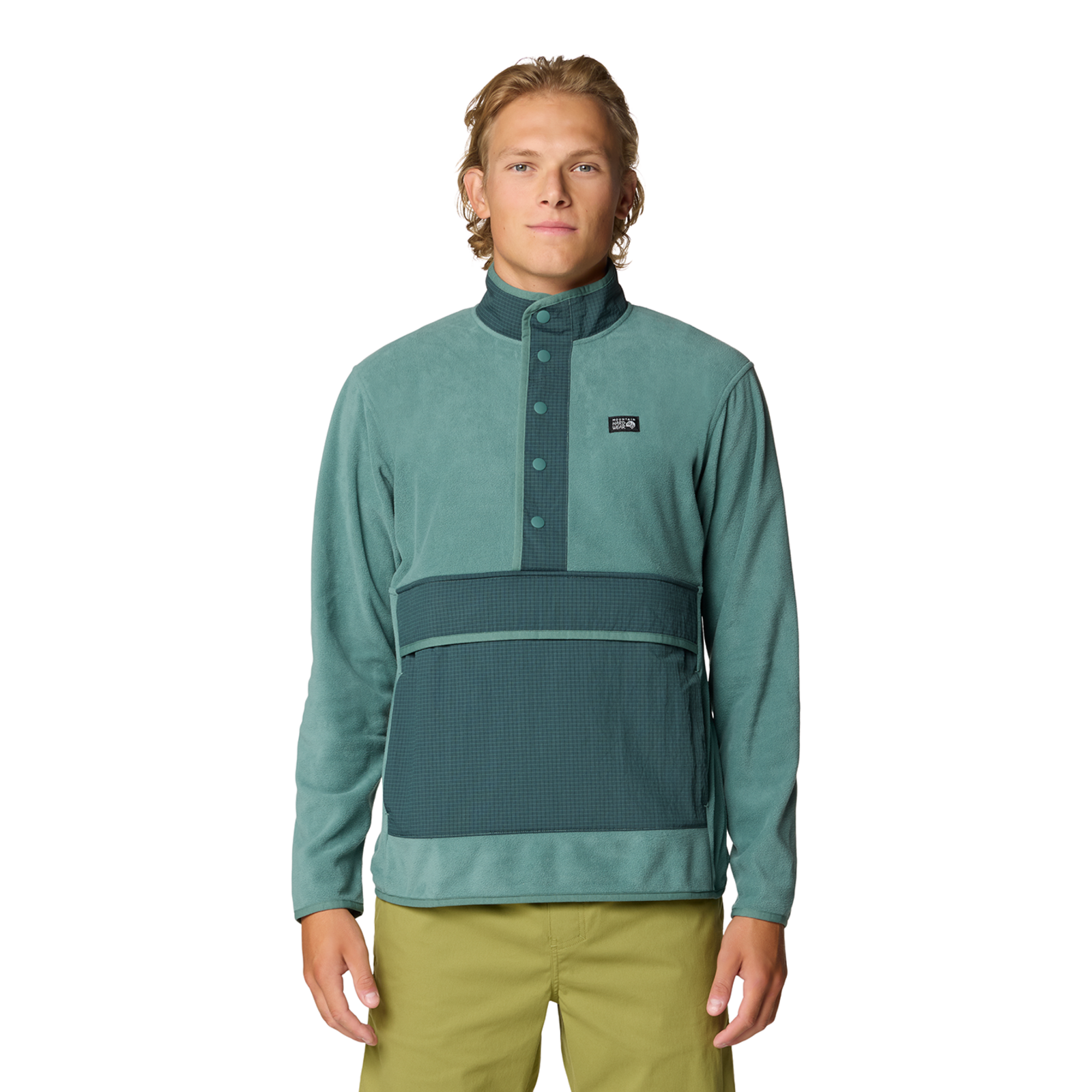 Mountain Hardwear M Microchill™ Snap Pullover, Blue pine 355, Grösse: L