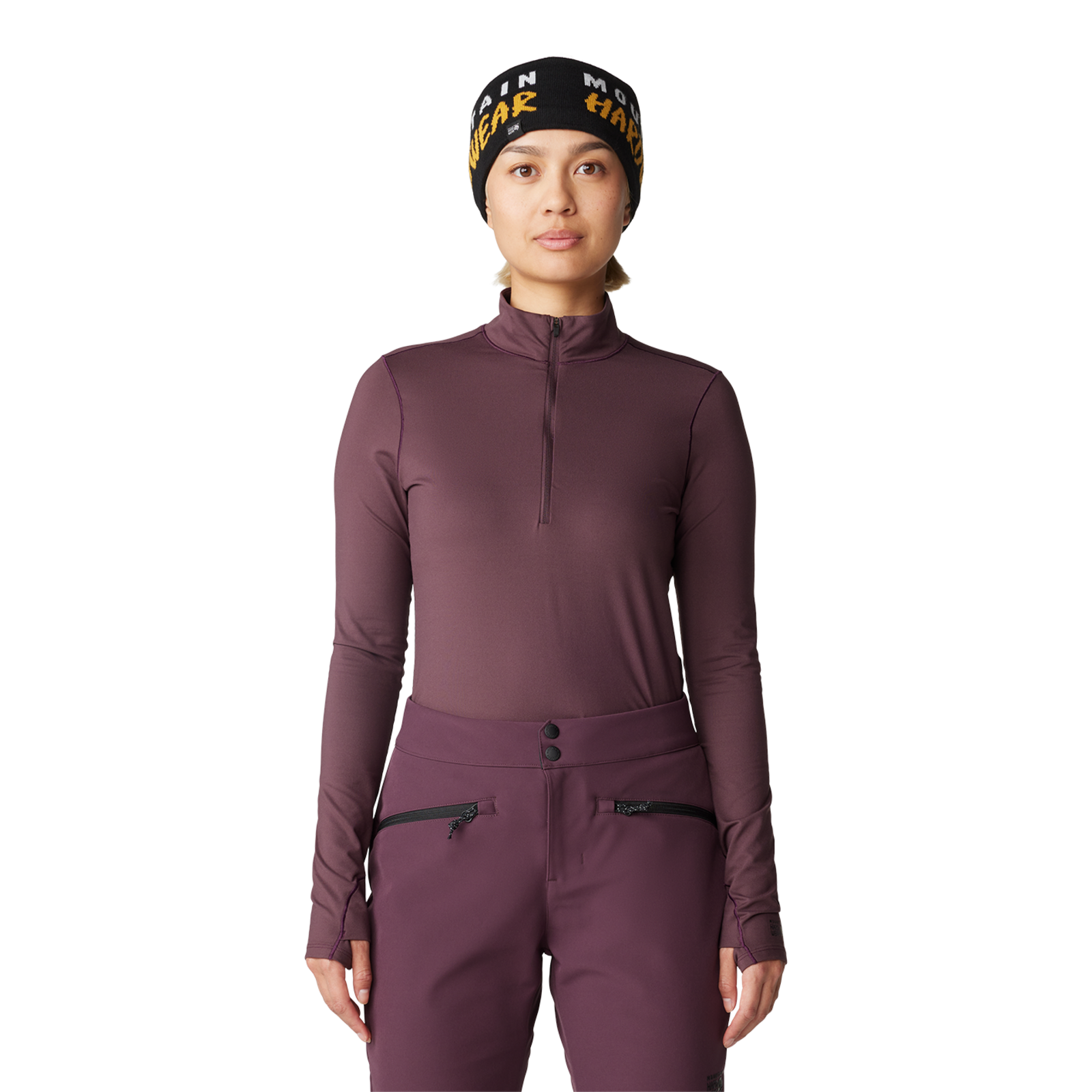 Mountain Hardwear W Butter™ Half Zip, Blackberry 513, Grösse: S