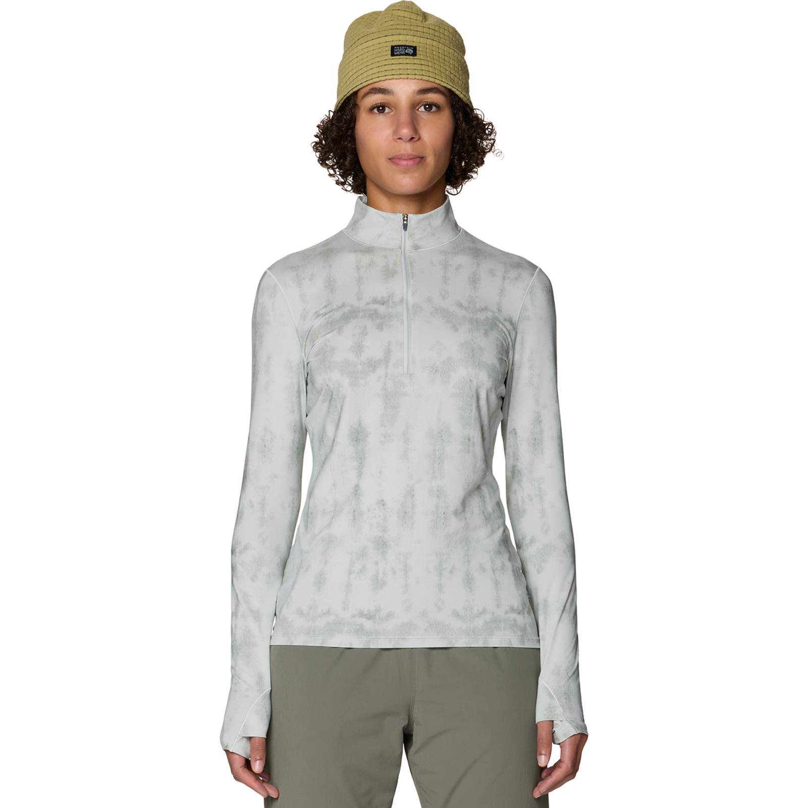 Image of Mountain Hardwear W Butter™ Half Zip, Gamma grey shadowdye xs print 087, Grösse: L