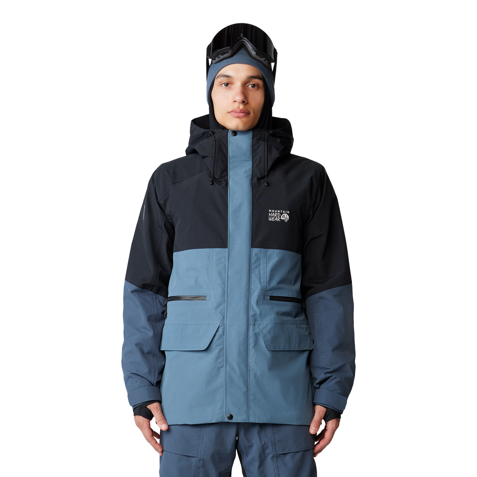 Mountain Hardwear M First Tracks™ Jacket, Adriatic blue, moon blue, black 444, Grösse: M
