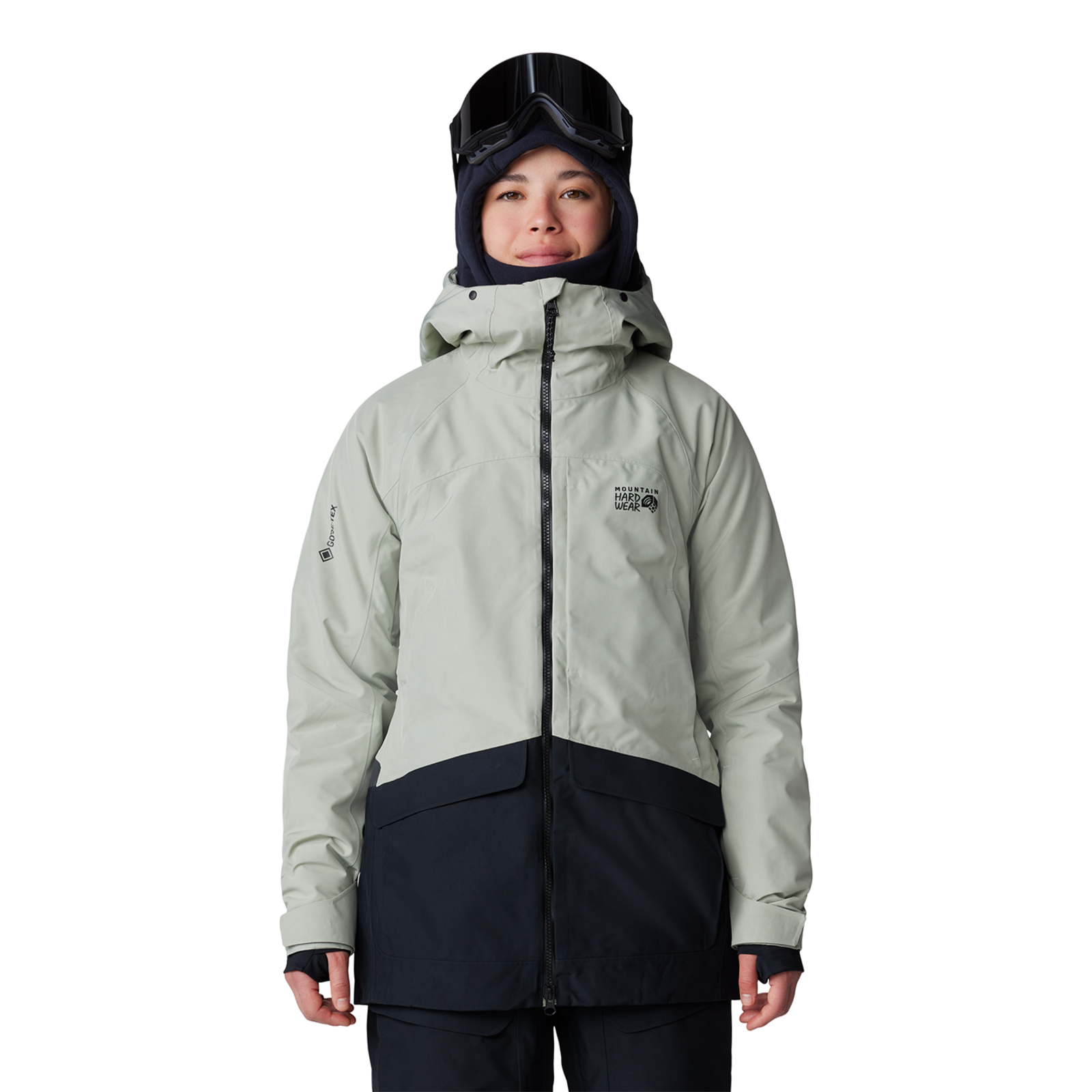 Mountain Hardwear W Cloud Bank™ GORE-TEX Jacket, White sage, black 341, Grösse: S