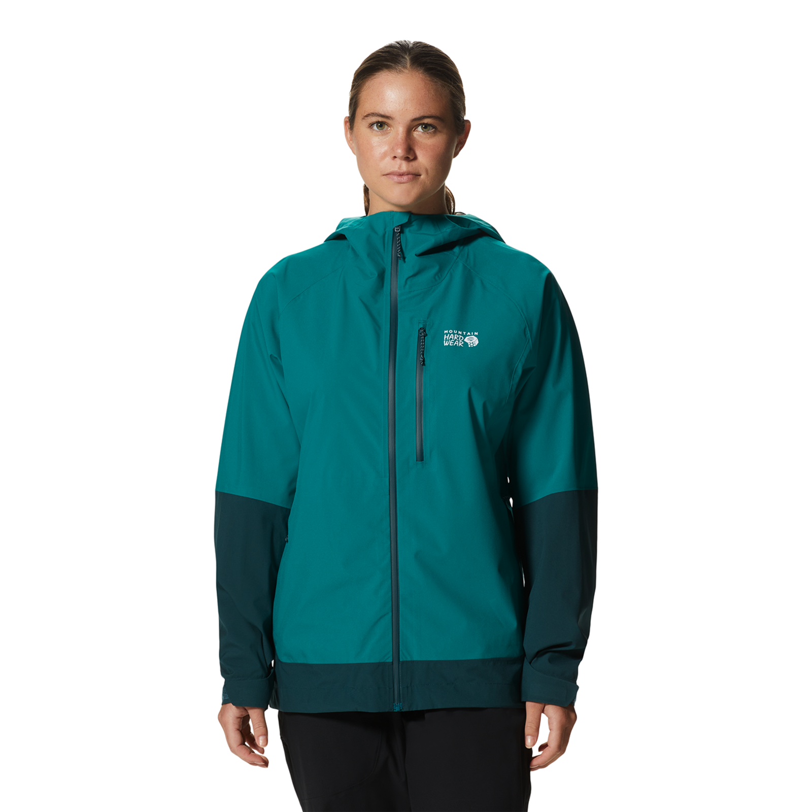 Mountain Hardwear W Stretch Ozonic™ Jacket, Botanic, dark marsh 340, Grösse: XS
