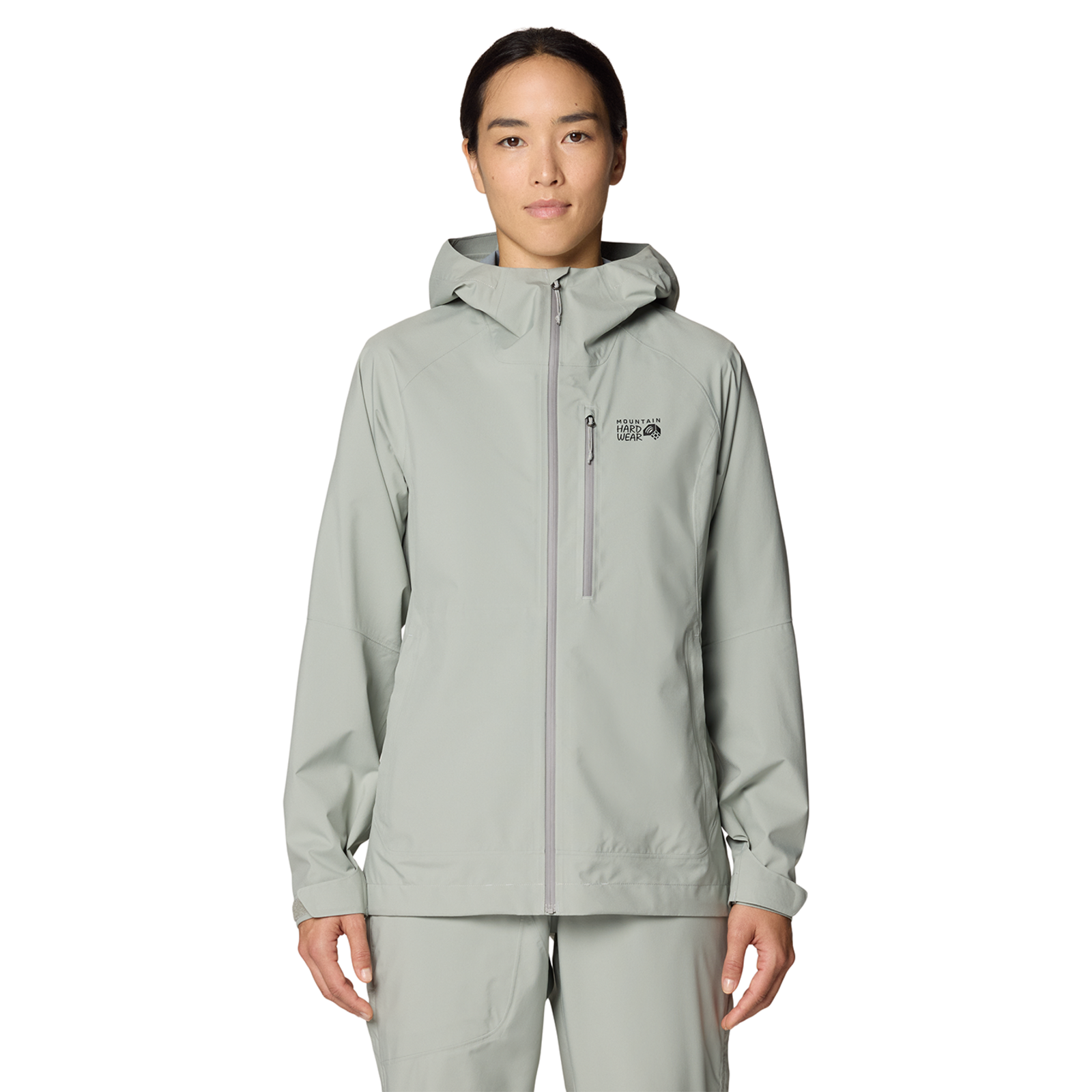 Mountain Hardwear W Stretch Ozonic™ Jacket, Half moon grey 059, Grösse: XS