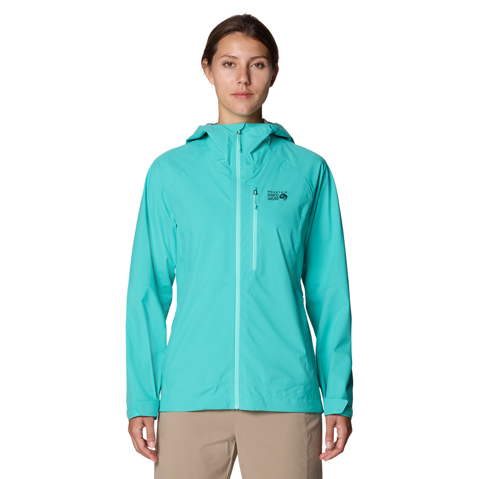 Mountain Hardwear W Stretch Ozonic™ Jacket, Aqua marina 354, Grösse: XS