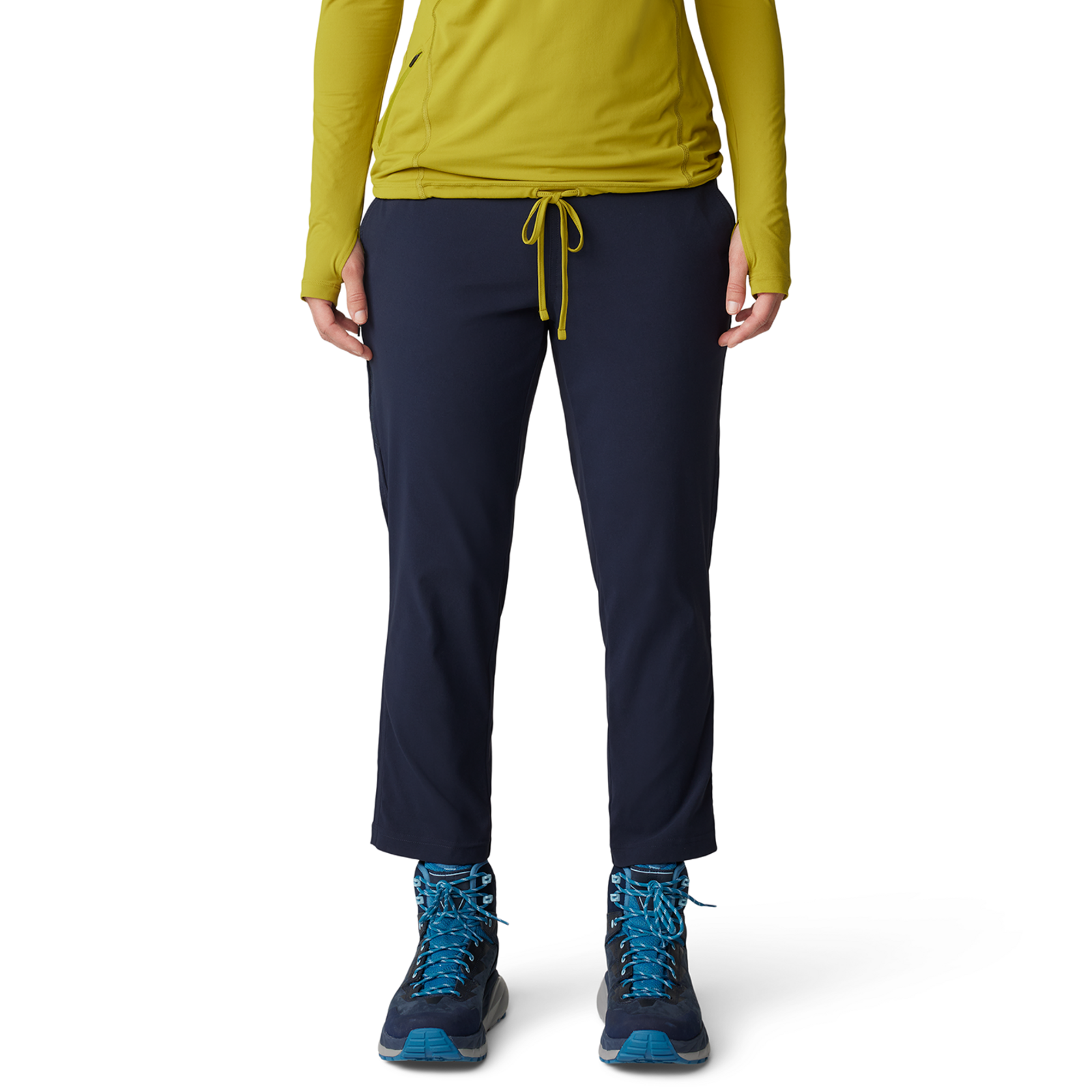 Mountain Hardwear W Dynama™ Crop, blau, Grösse: XS