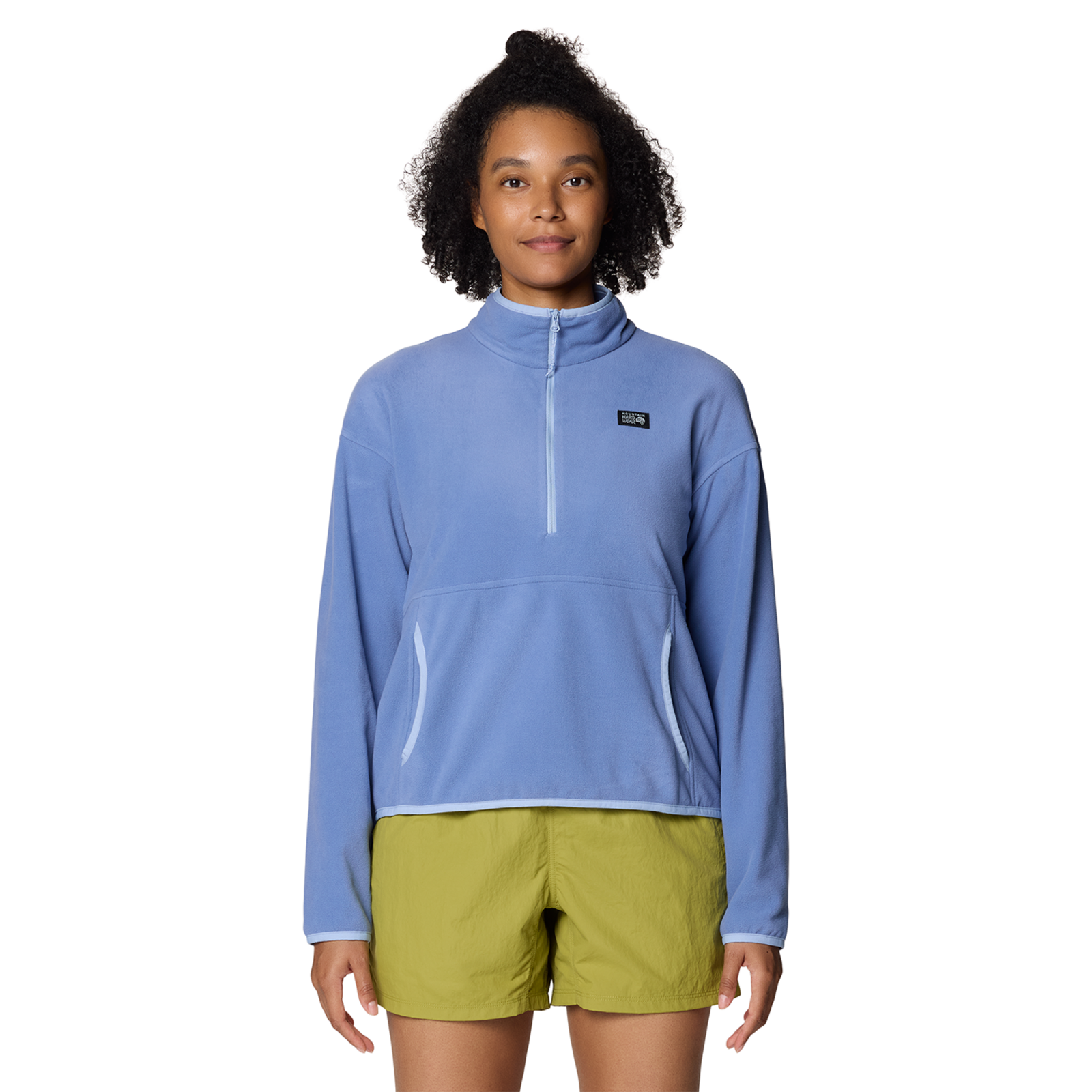 Mountain Hardwear W Microchill™ Pullover, Best coast blue 448, Grösse: S
