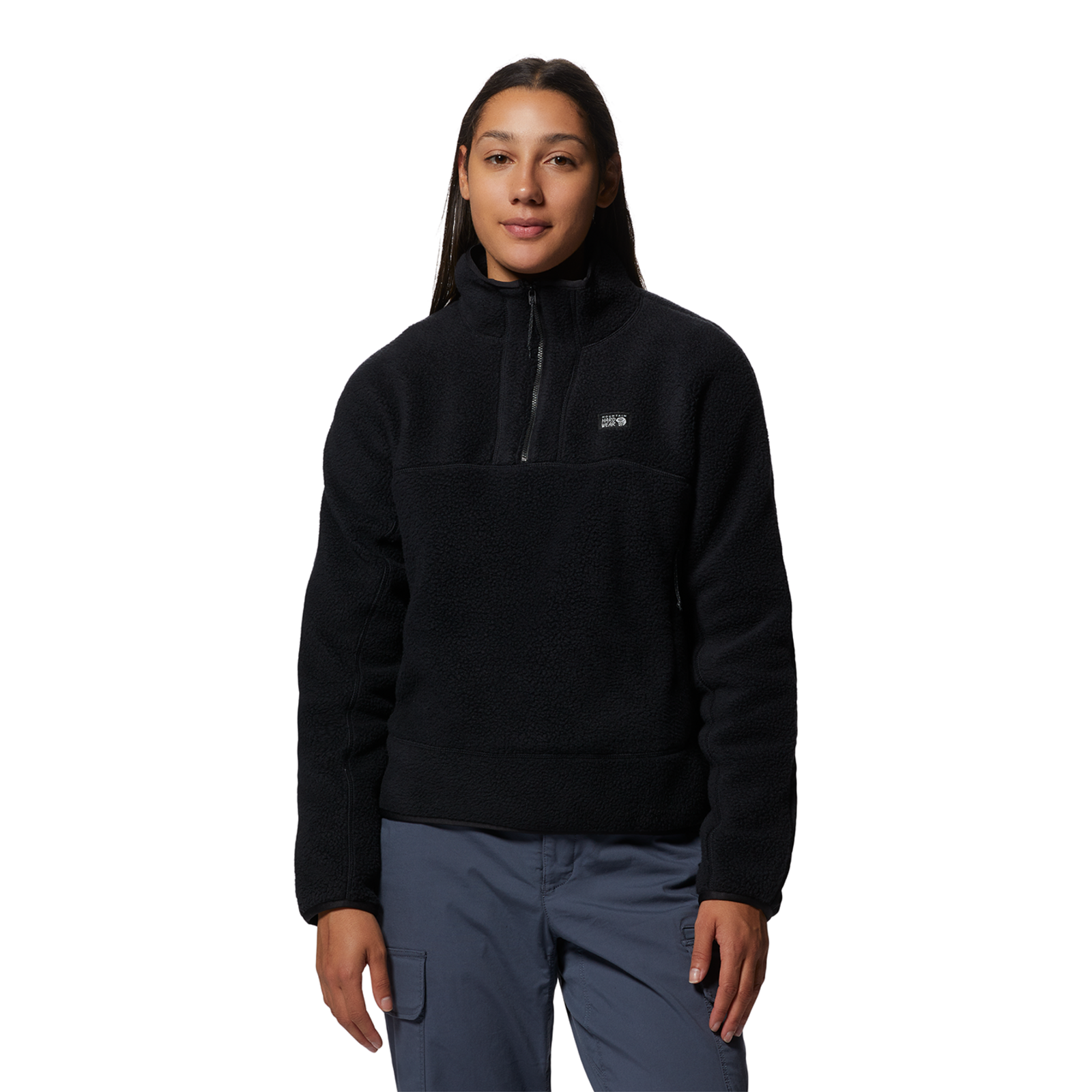 Mountain Hardwear W HiCamp™ Fleece Half Zip, Black 010, Grösse: XS
