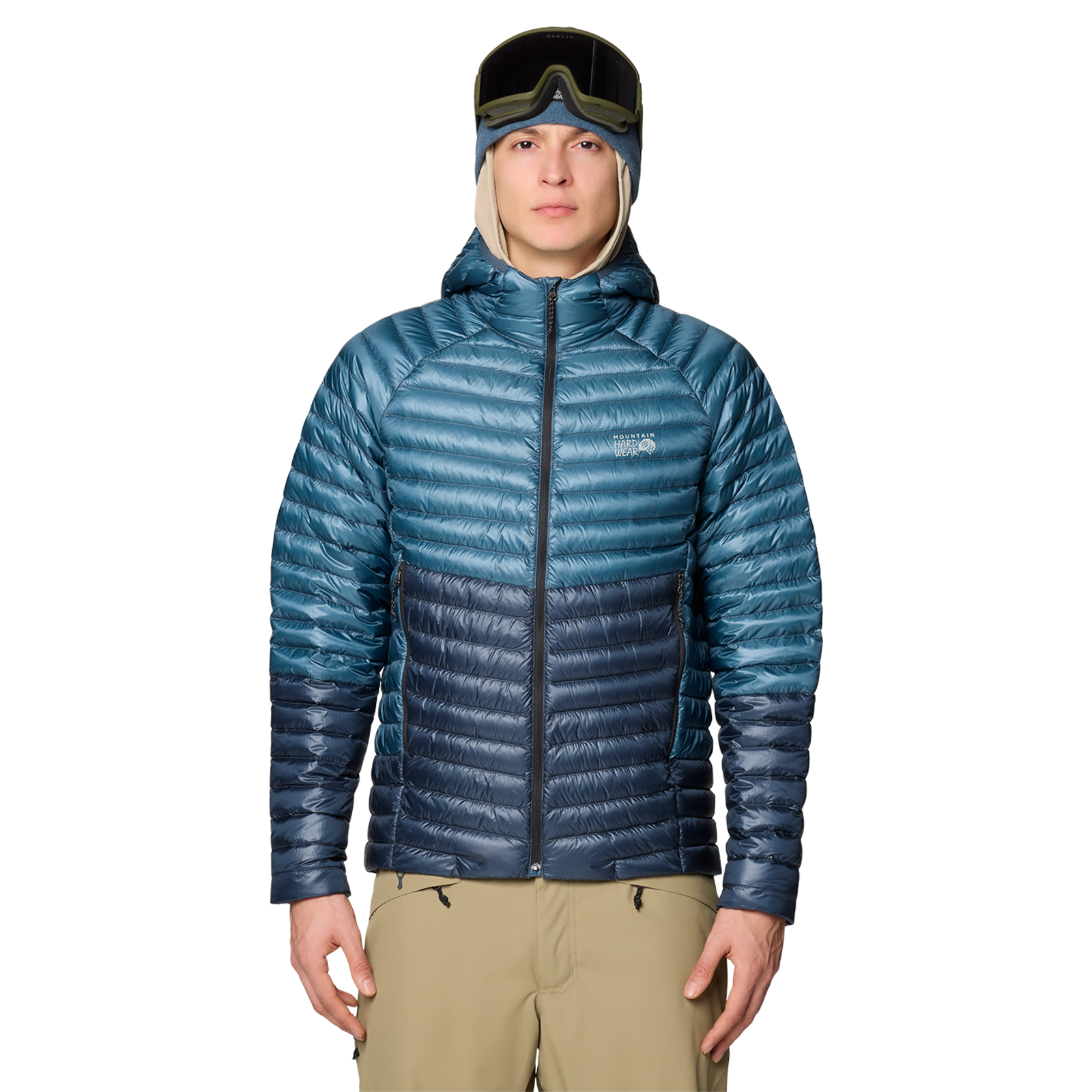 Mountain Hardwear M Ghost Whisperer™ Hoody, blau, Grösse: L