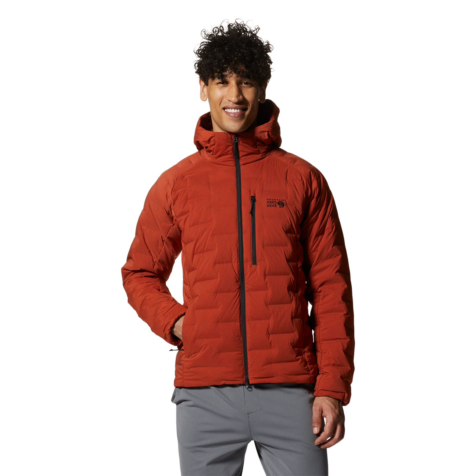 Mountain Hardwear M Stretchdown™ Hoody, orange, Grösse: M