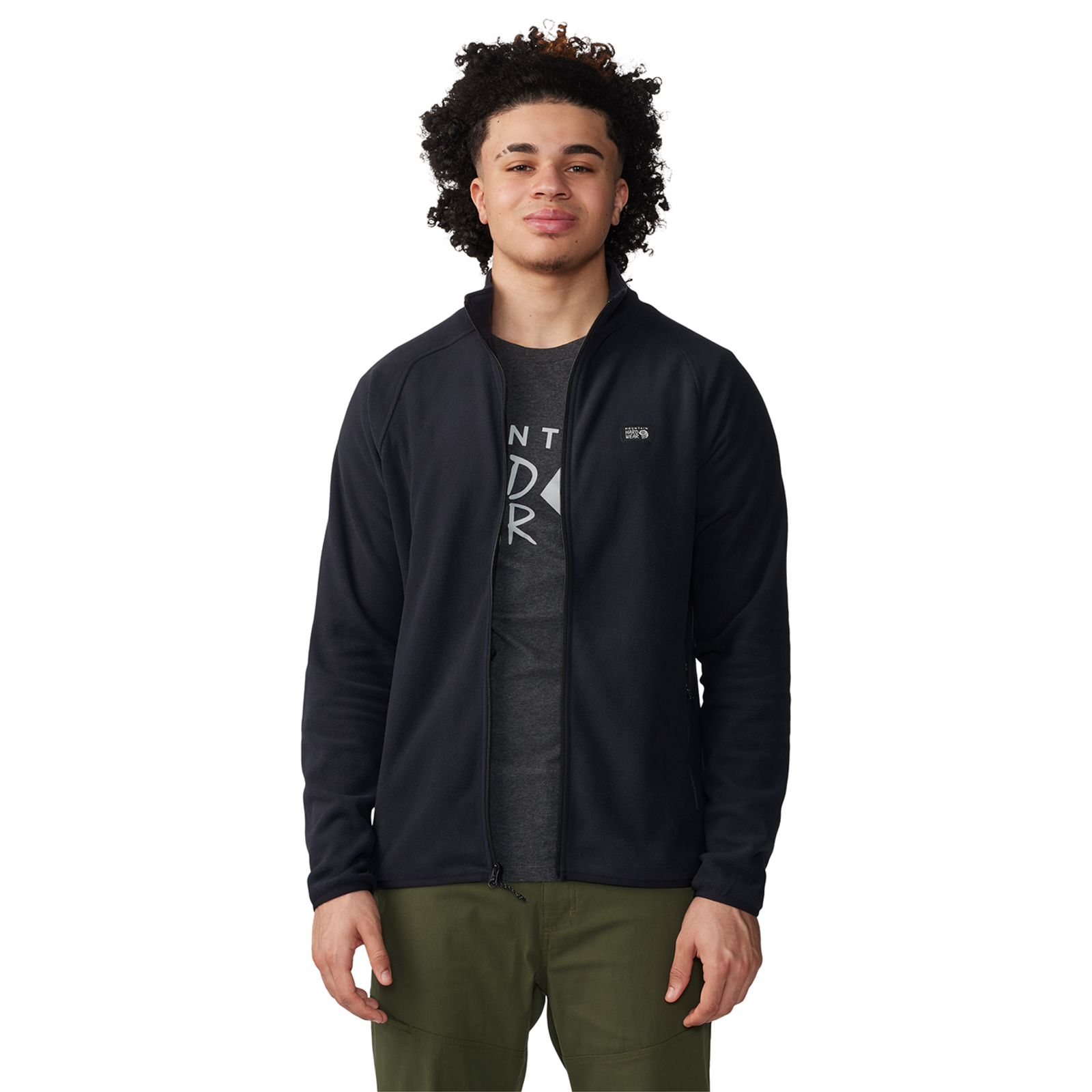 Mountain Hardwear M Microchill™ Full Zip Jacket, Black 010, Grösse: S
